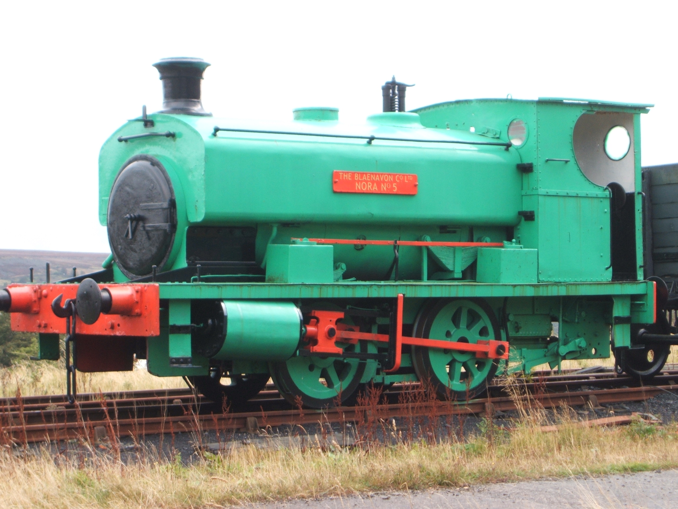 Andrew Barclay 0-4-0st Nora No.5 at the Big Pit Blaenavon
