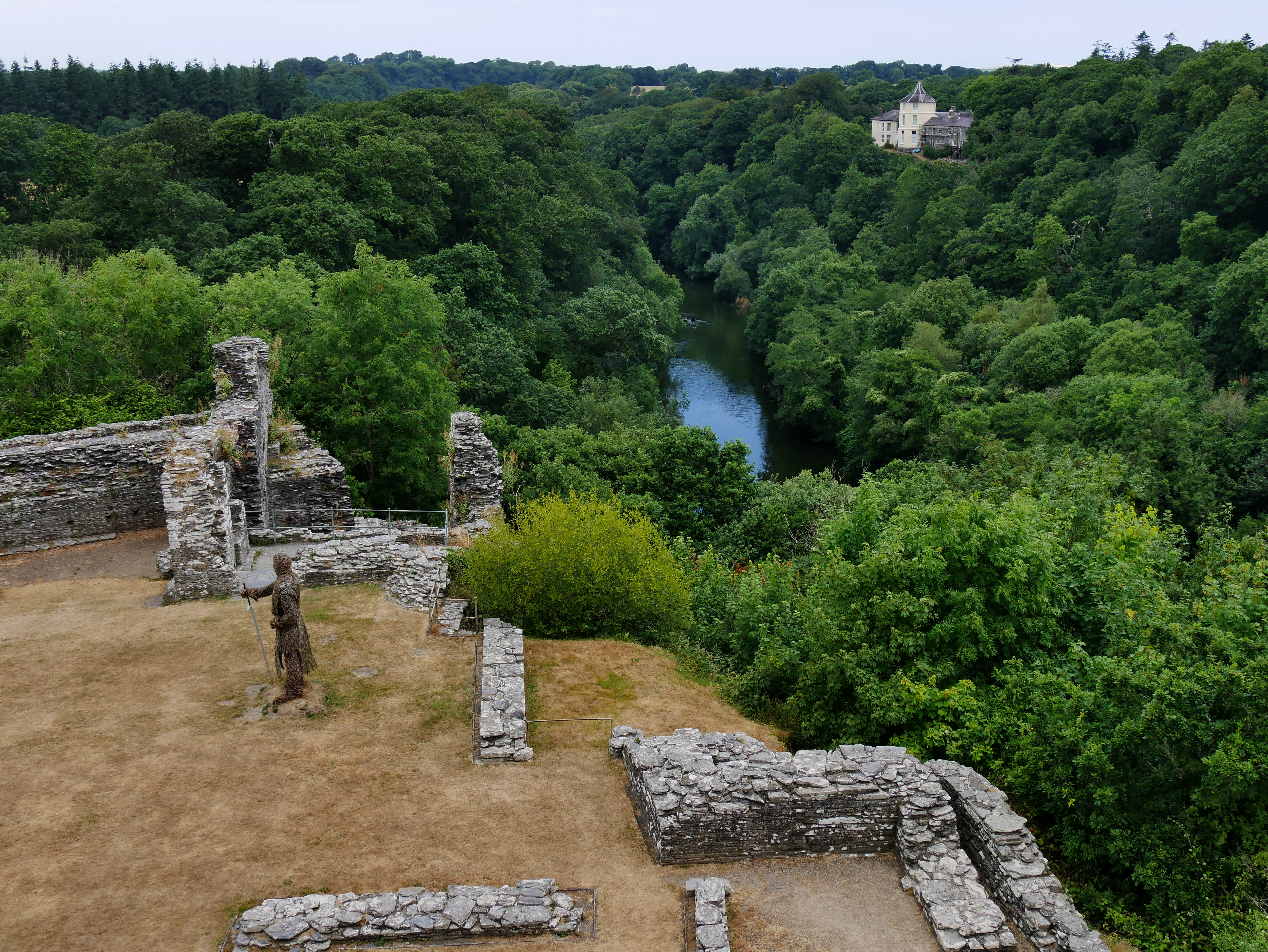 Cilgerran Castle and river teifi