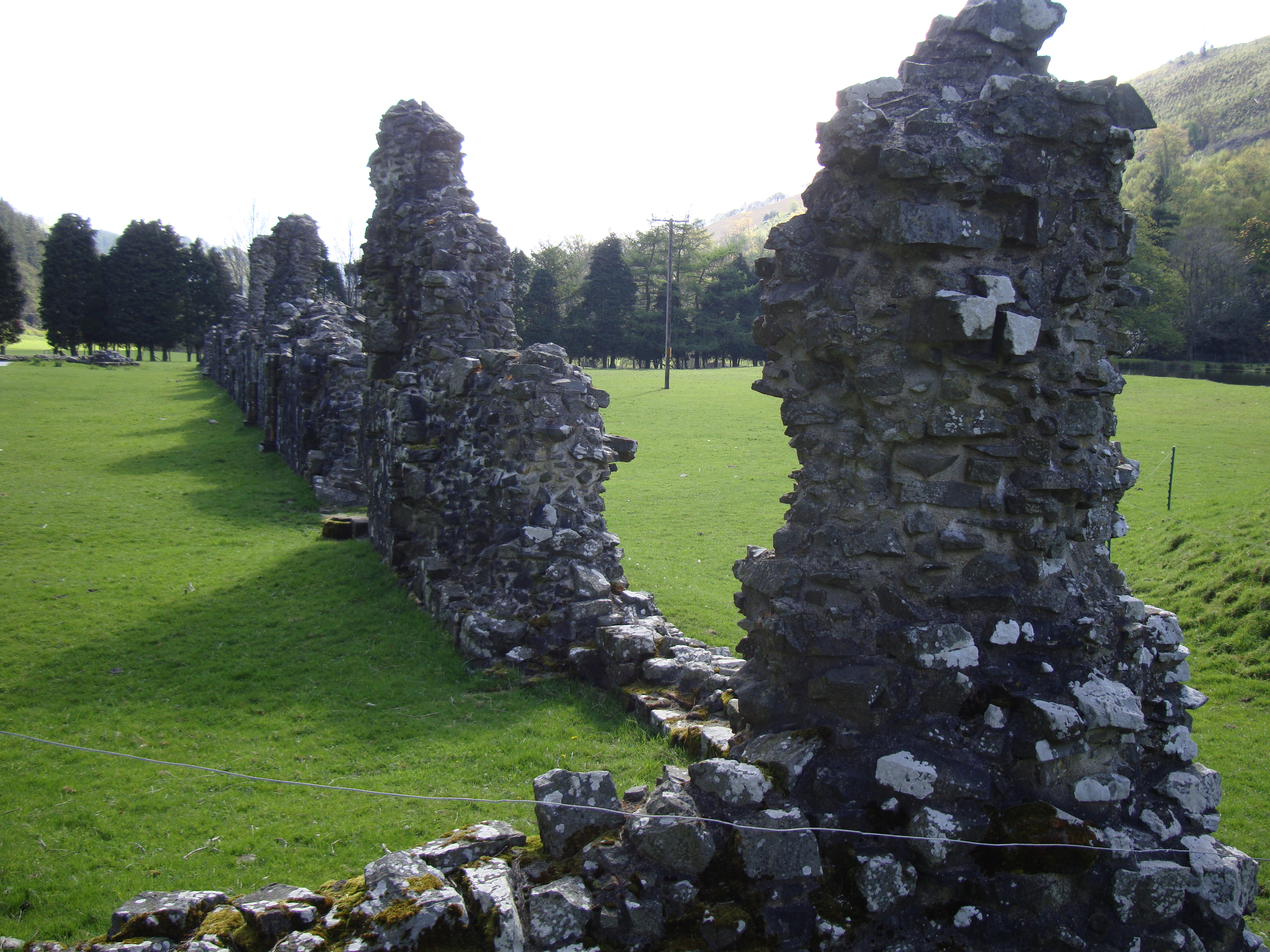 Photograph of Cwmhir Abbey, Powys, Wales