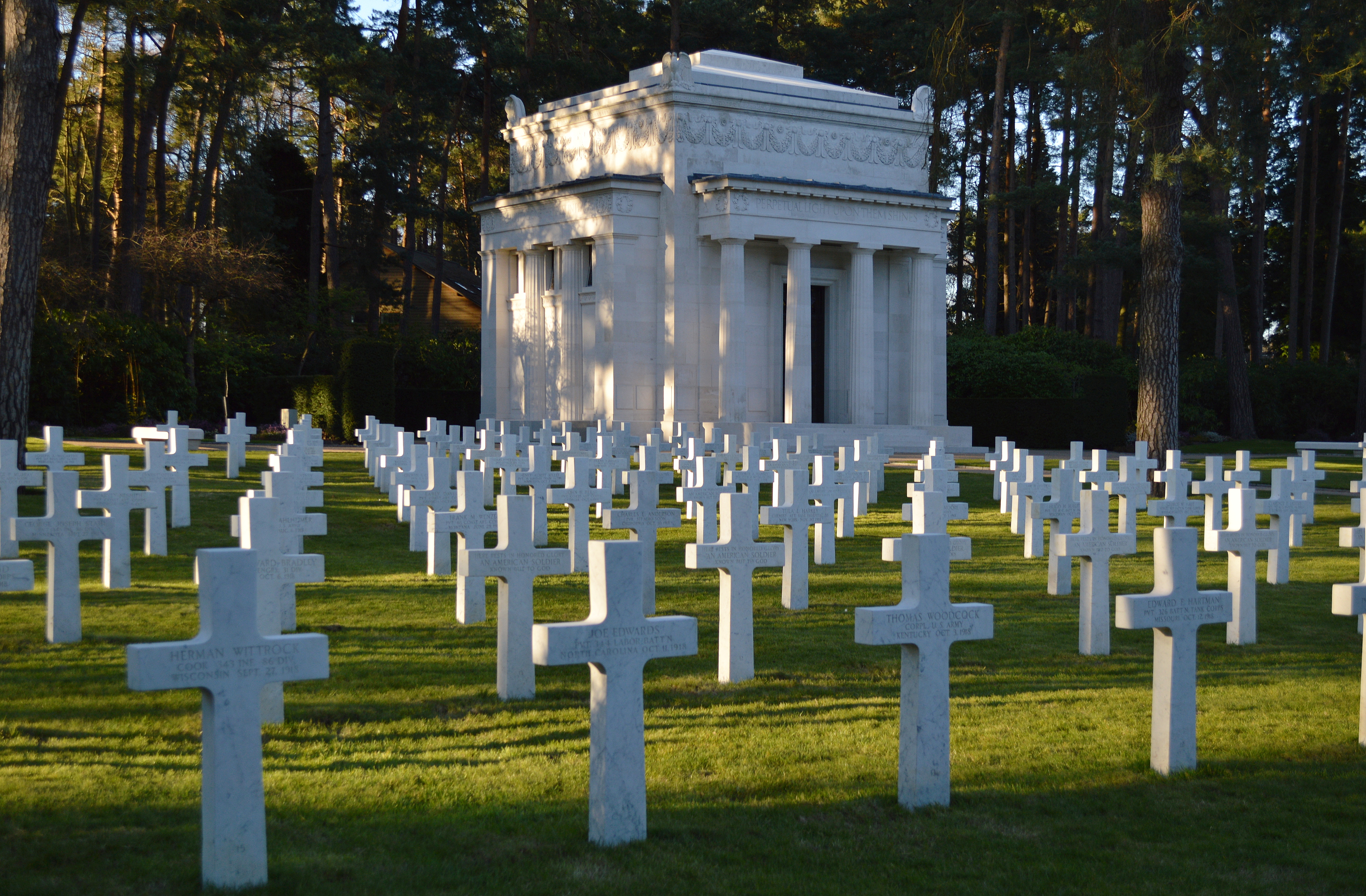 American Military Chapel at the Brookwood American Cemetery and Memorial.