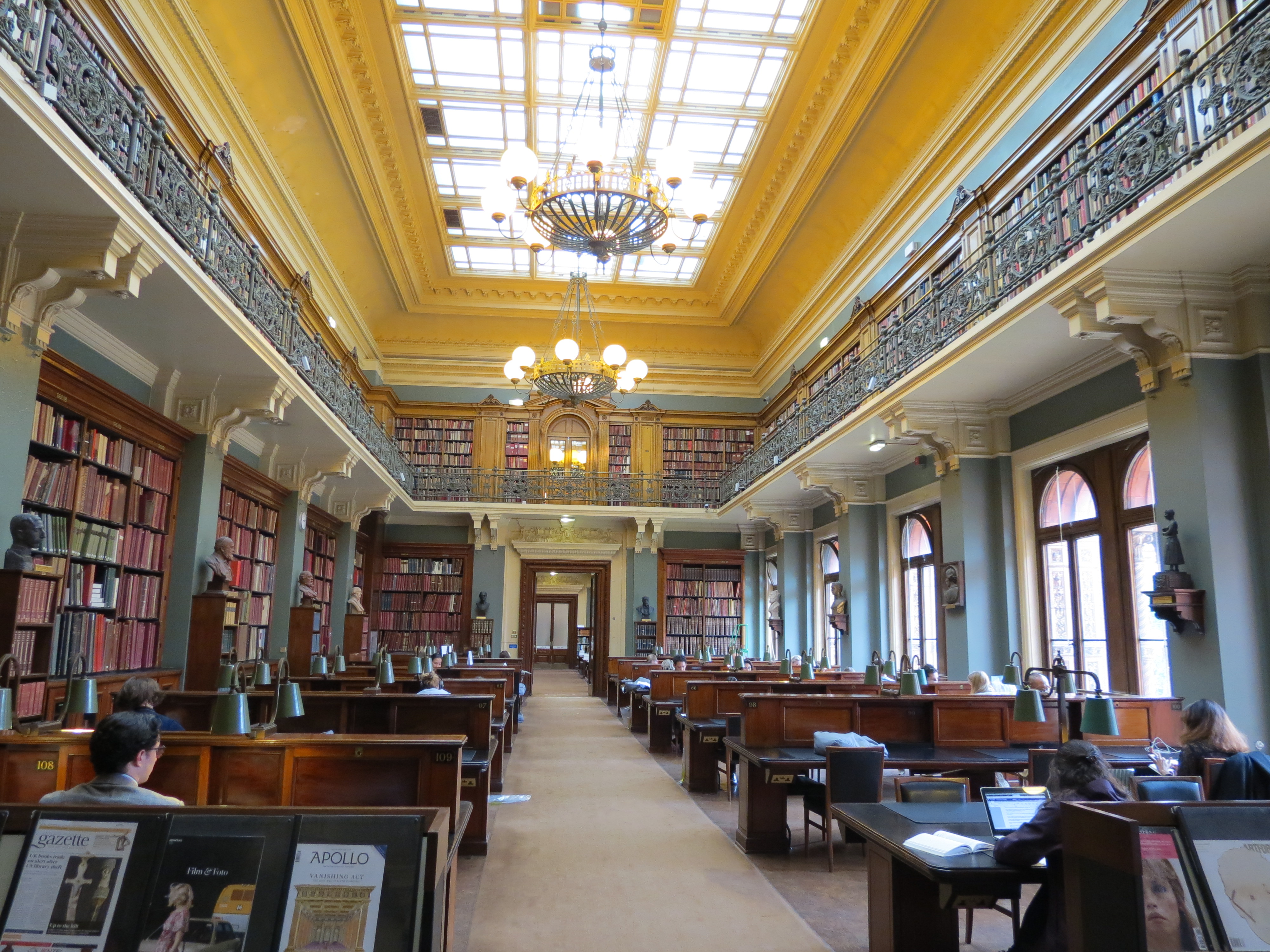 Vue intérieure du Victoria &amp; Albert Museum.