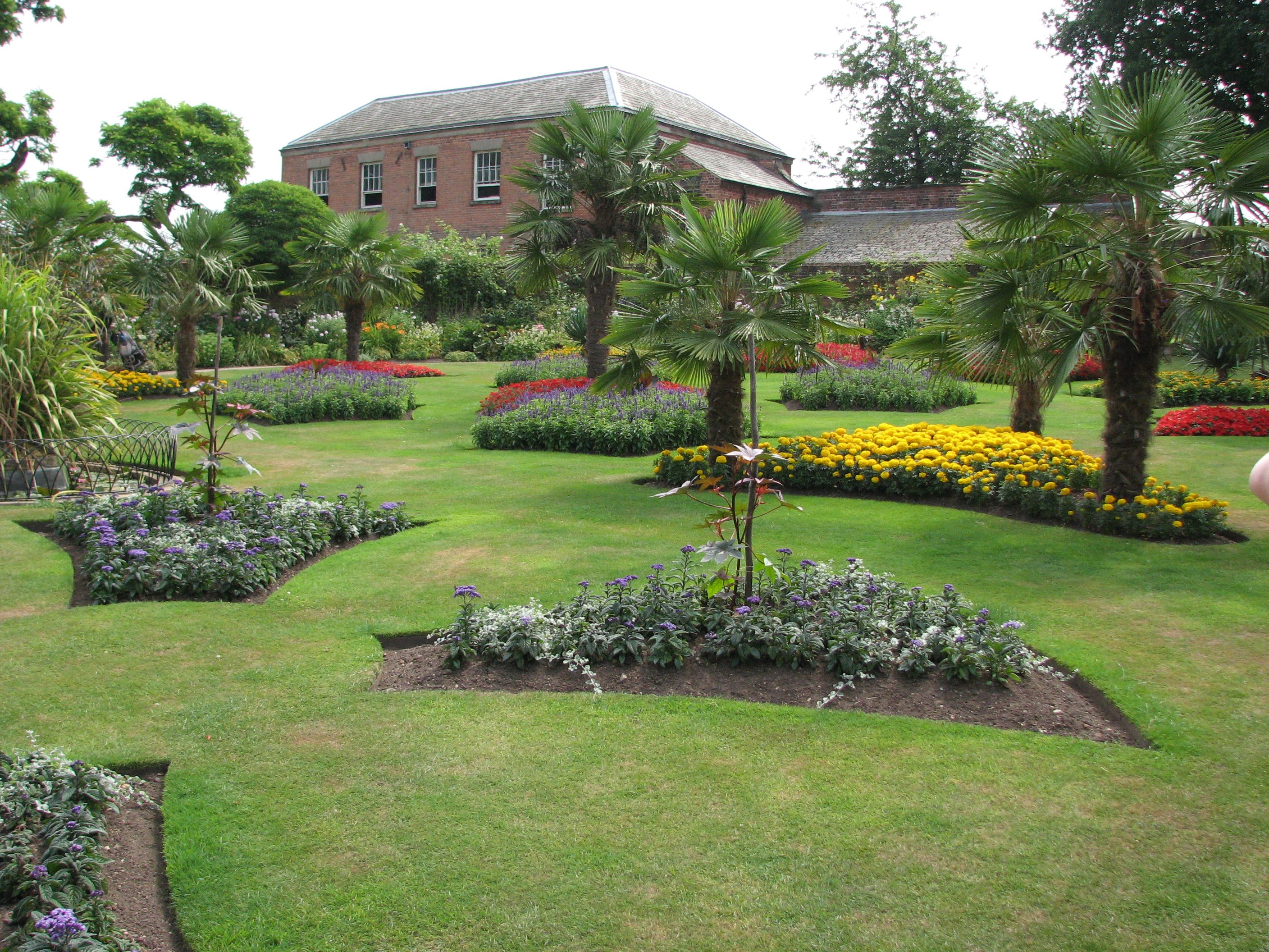 Walled garden and Gardener's Cottage at Calke Abbey, Derbyshire