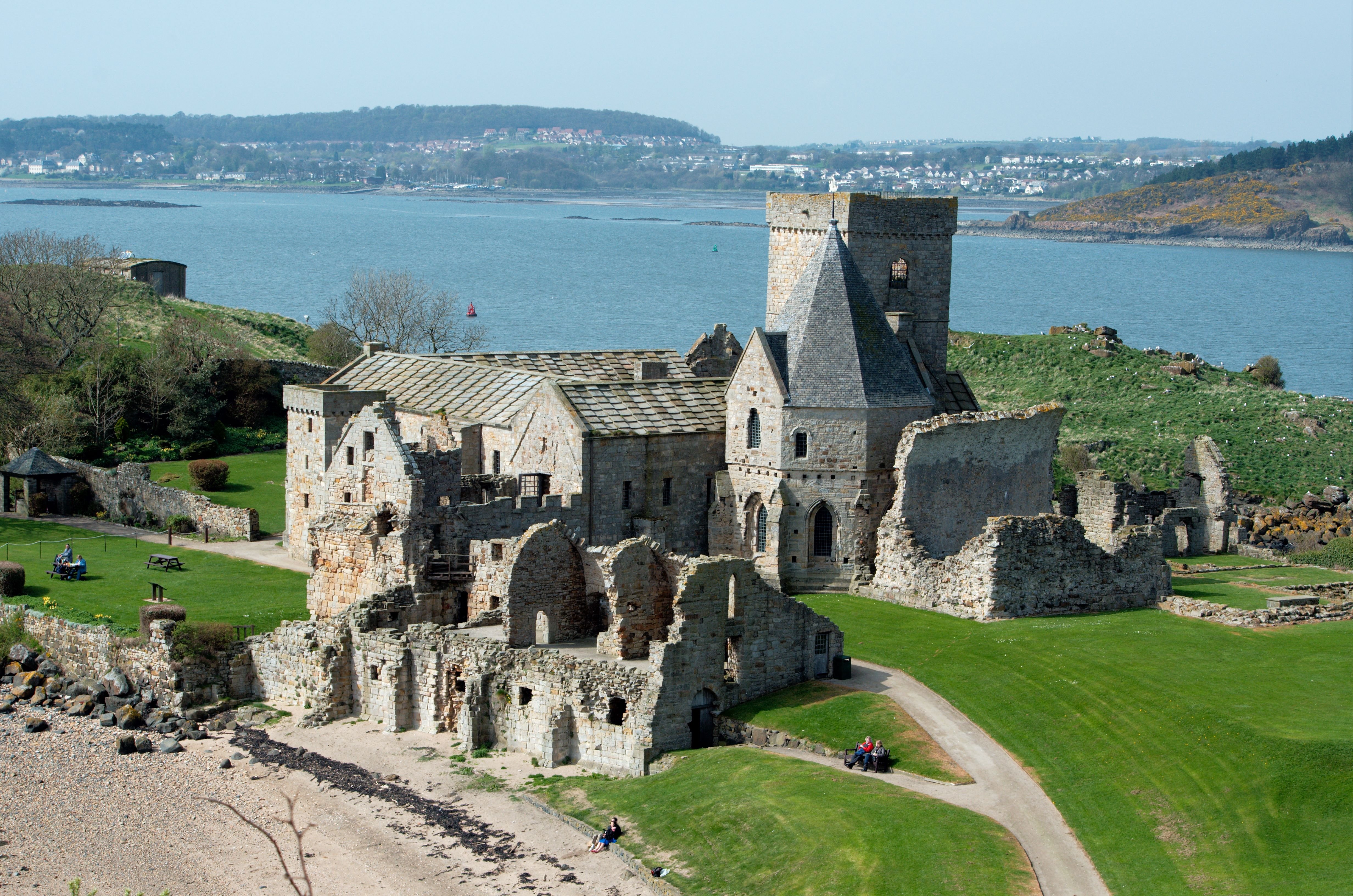 Inchcolm Abbey, Inchcolm, Firth of Forth, Scotland.