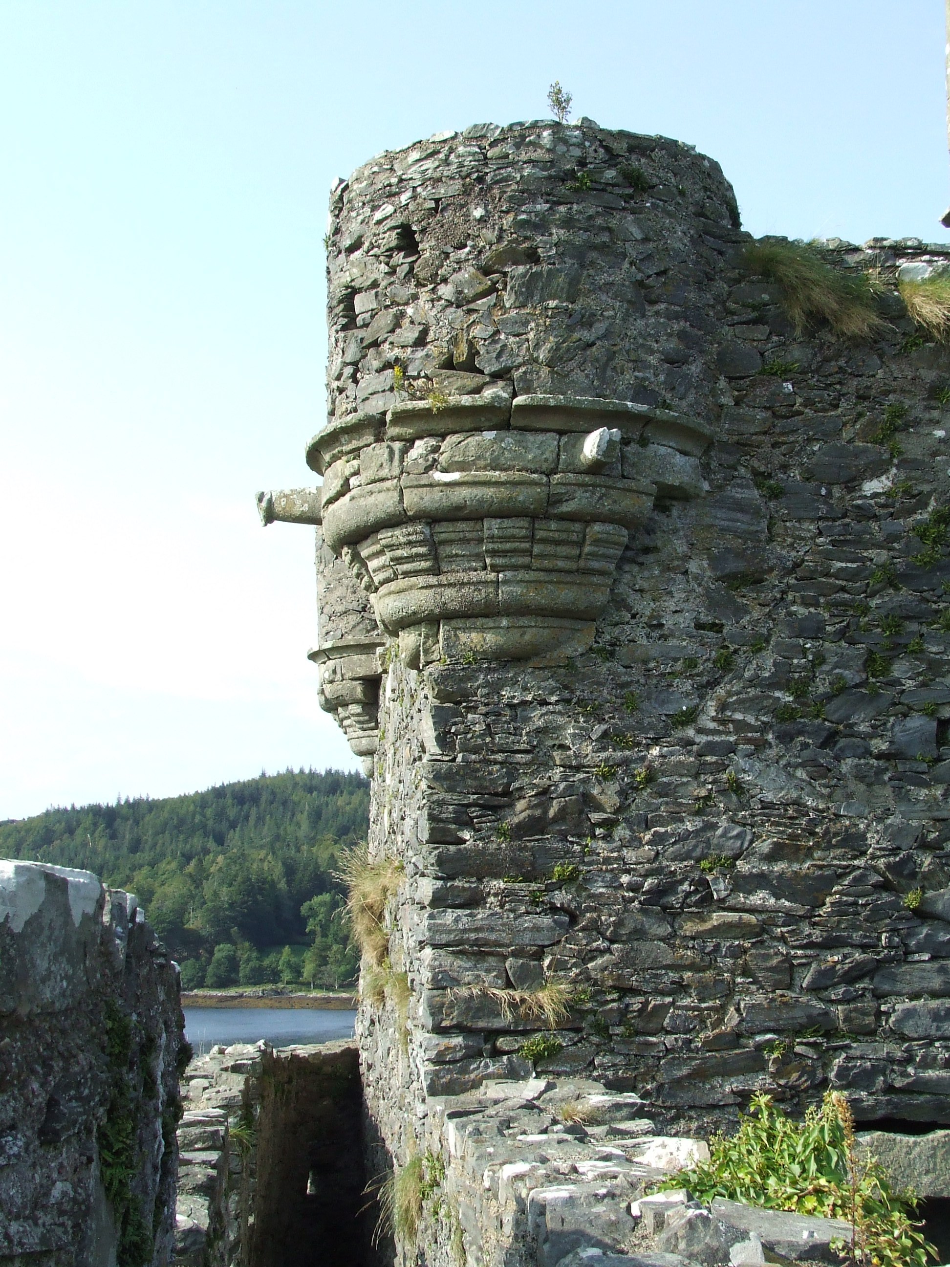 Castle Tioram battlements