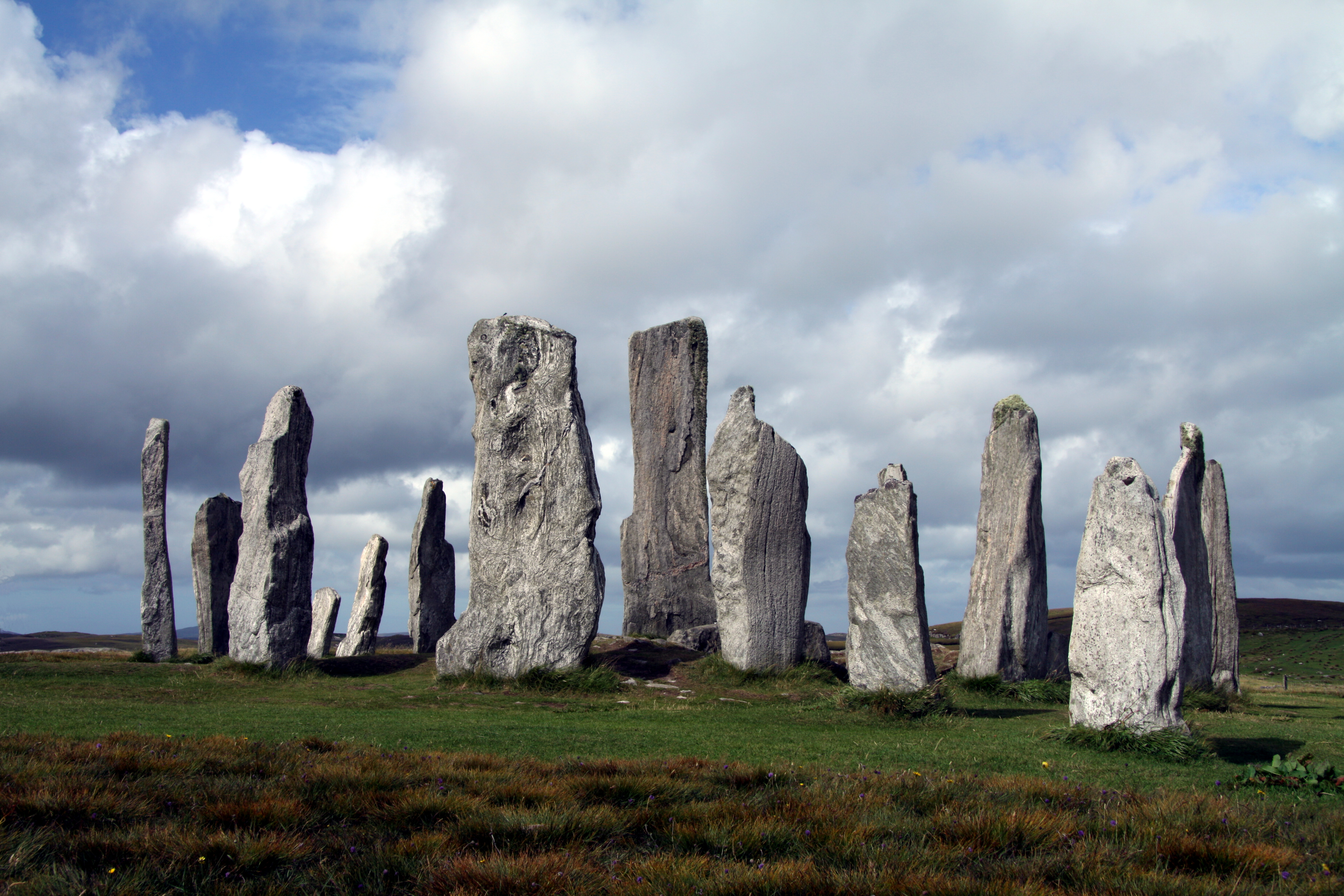 Stone cyrcle Callanish Stones near Callanish village, Isle of Lewis, Outher Hebrids, Scotland