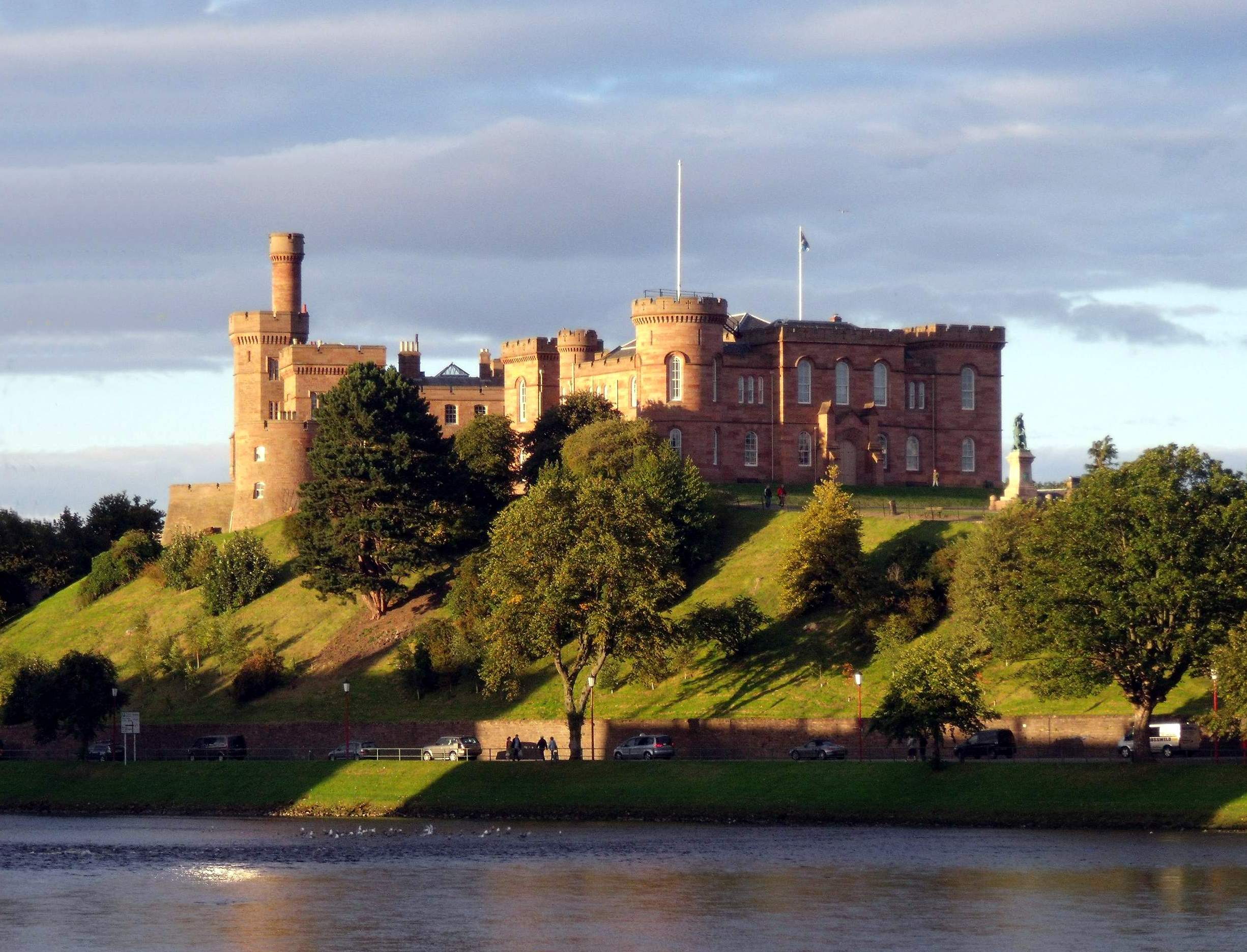 Inverness Castle and River Ness Inverness Scotland