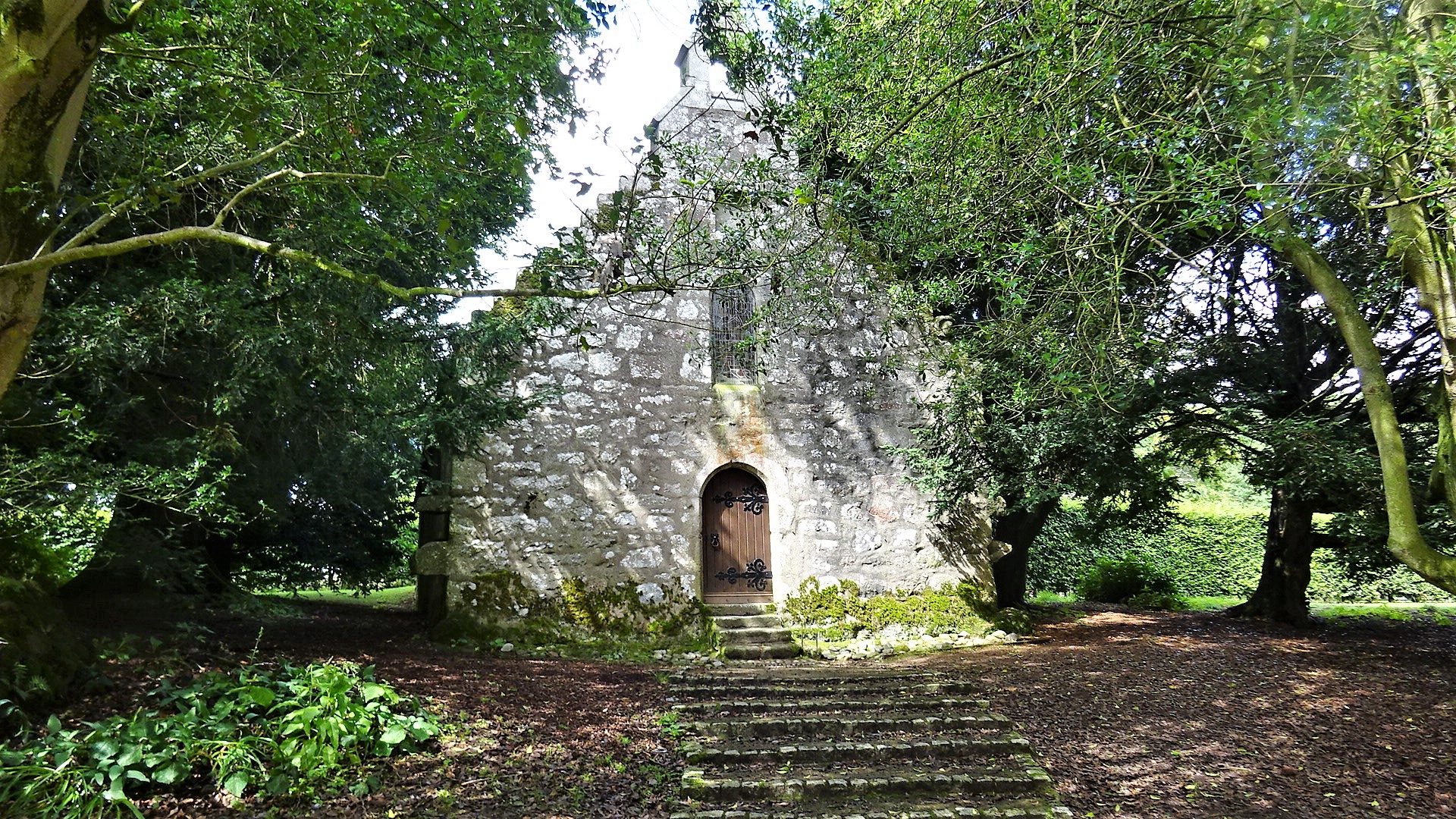 The Drum Castle chapel, Drumoak, Aberdeenshire. A National Trust for Scotland property
