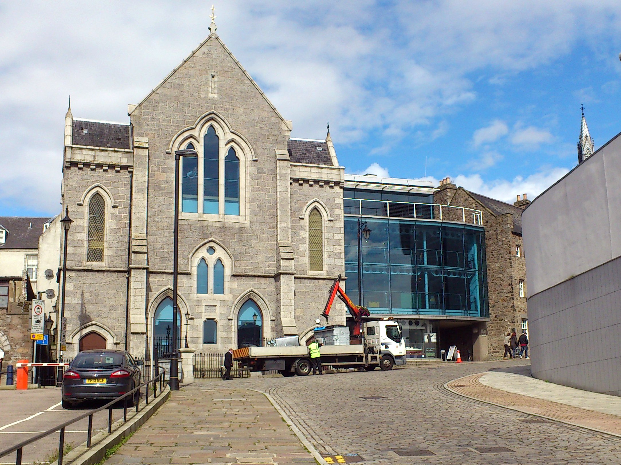 Front of the Maritime Museum in Aberdeen, Scotland