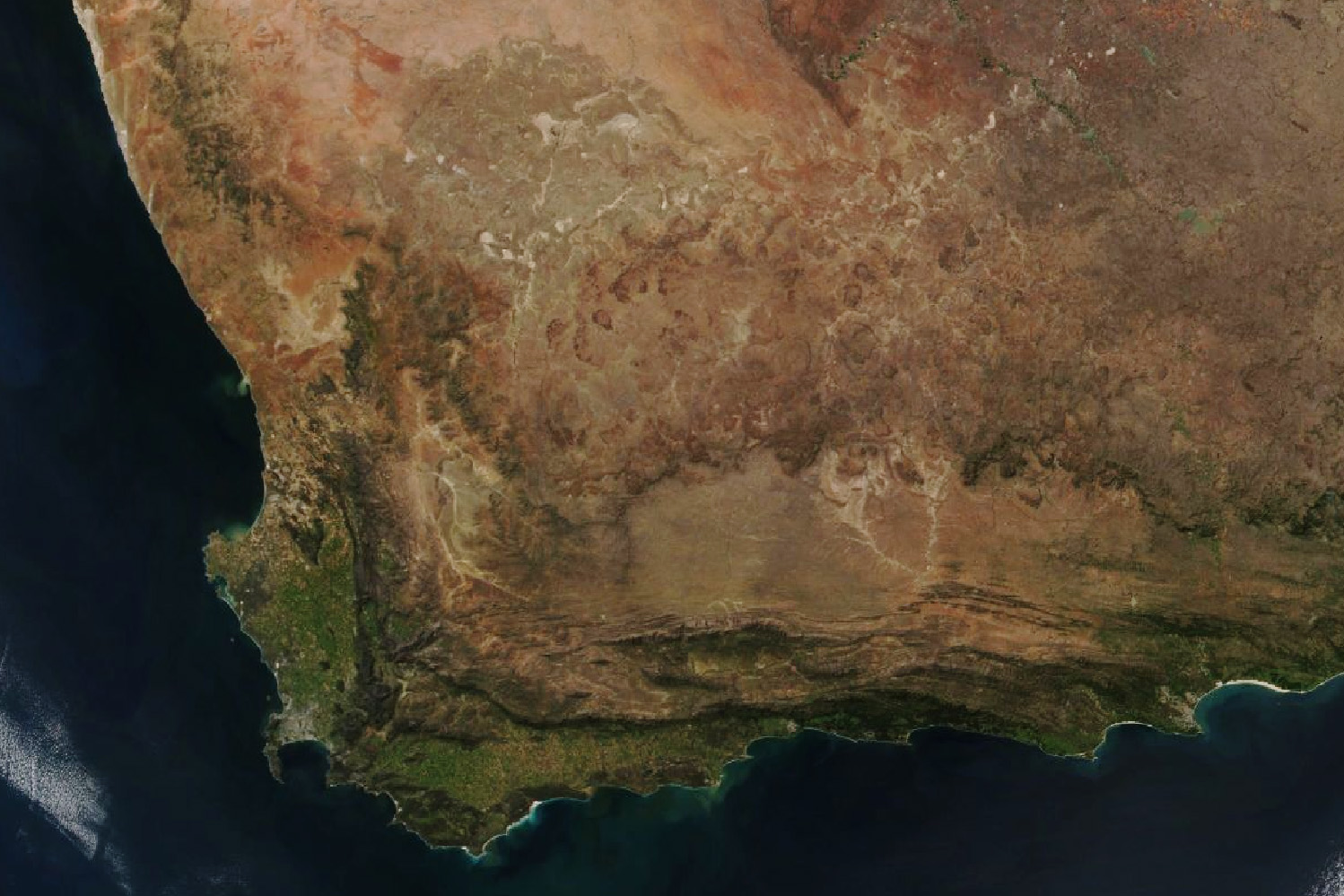 South Africa’s Greater Cape Floristic Region - Satellite image from October 2, 2023
NASA Earth Observatory Image of the Day for October 28, 2023
