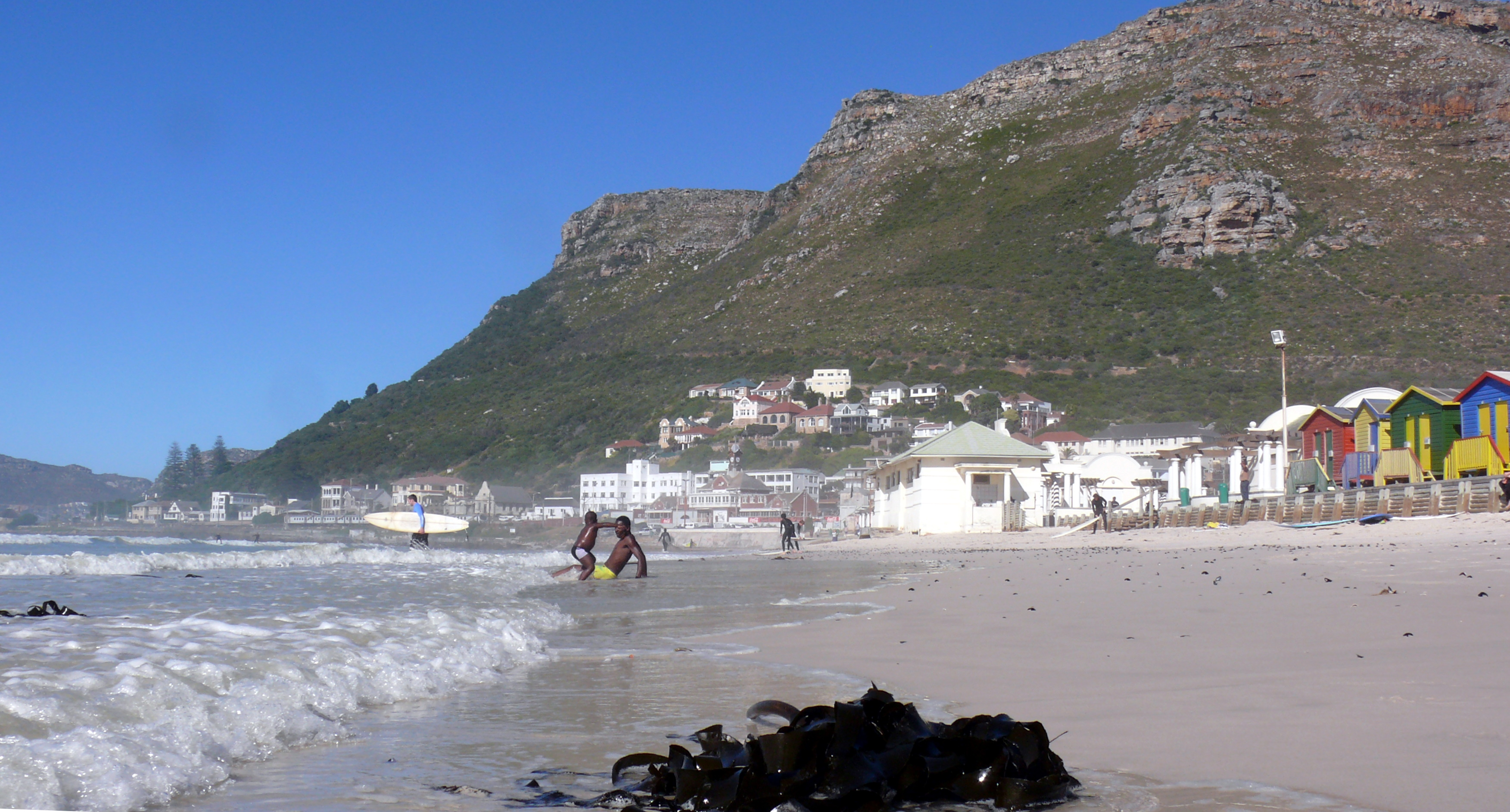 Muizenberg Beach Looking Towards Surfer's Corner.