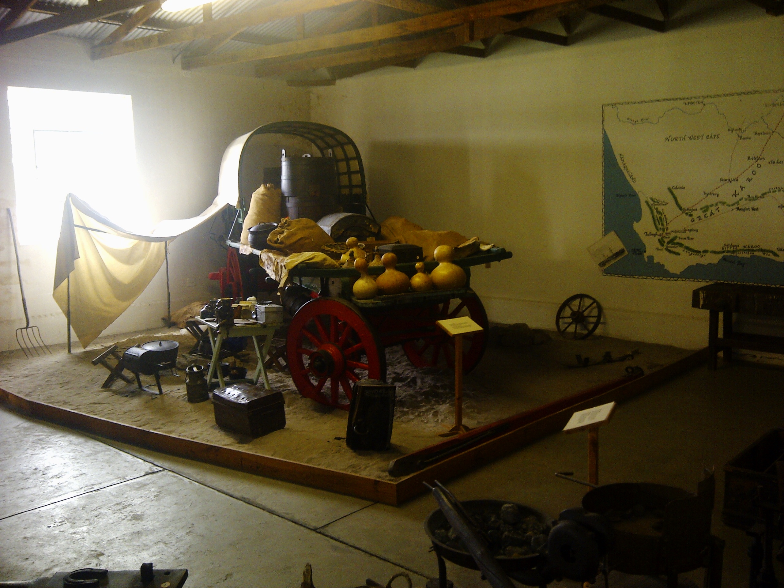 Wagon exhibition, Togryers Museum, Ceres, South Africa