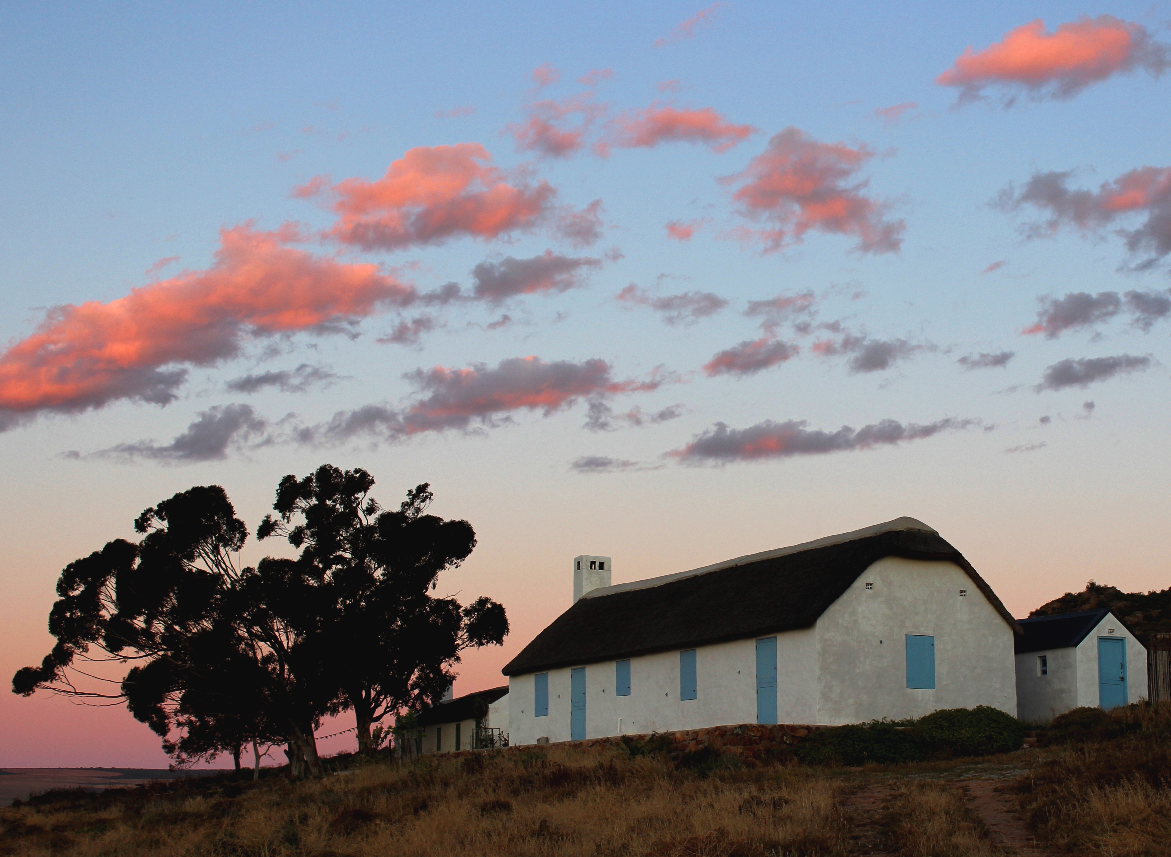 Verloren Vlei Heritage Village, Elands Bay, Western Cape, South Africa.  Vernacular 'langhuis' (long cottage)