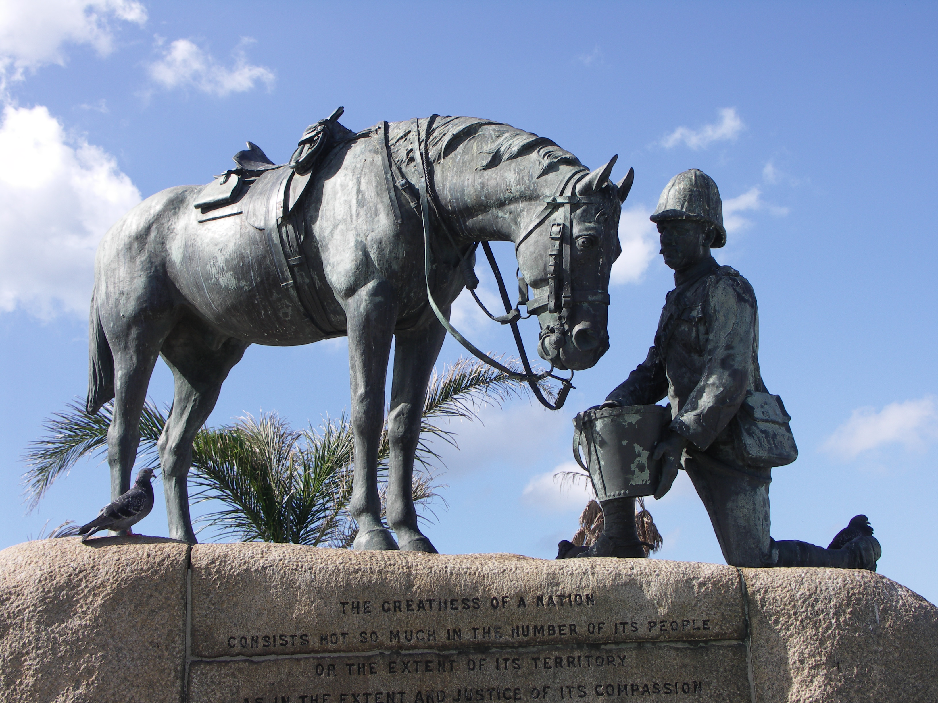 Second Boer War Horse Memorial, Port Elizabeth, Eastern Cape, South Africa