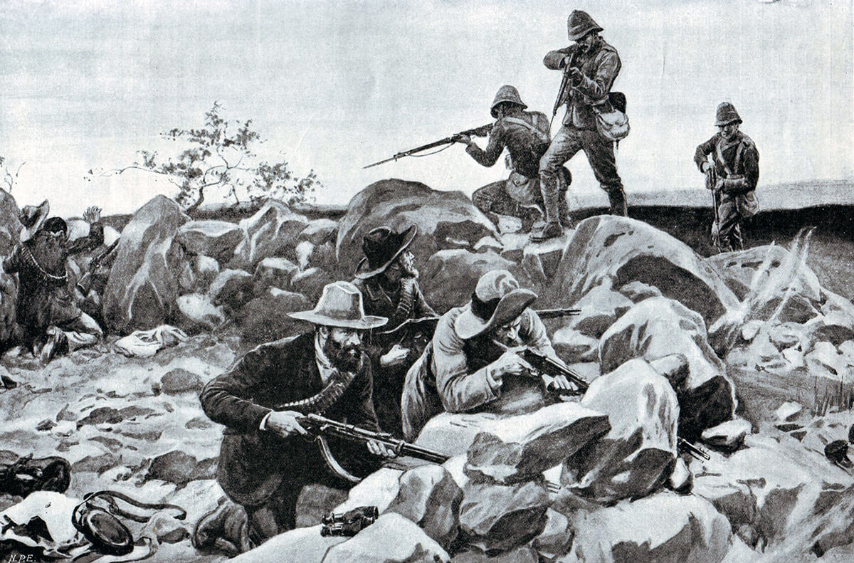 The Coldstream Guards at the Battle of Belmont