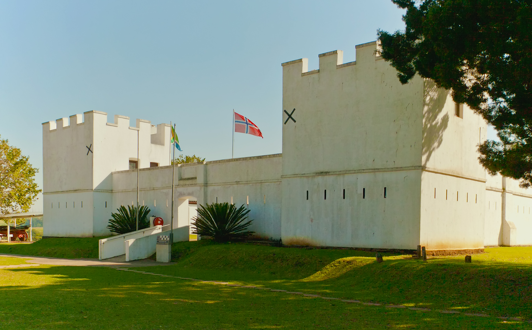 The front of the fort