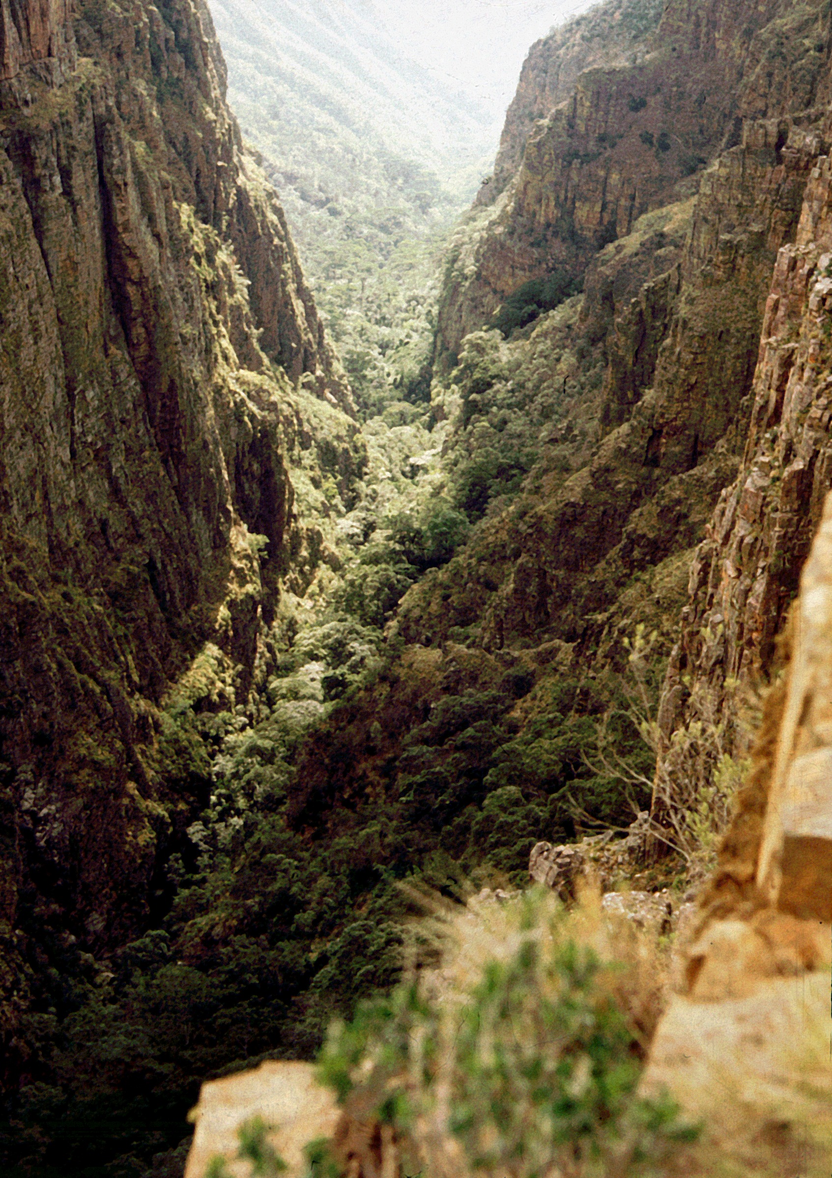 Canyon in the Huila Plateau