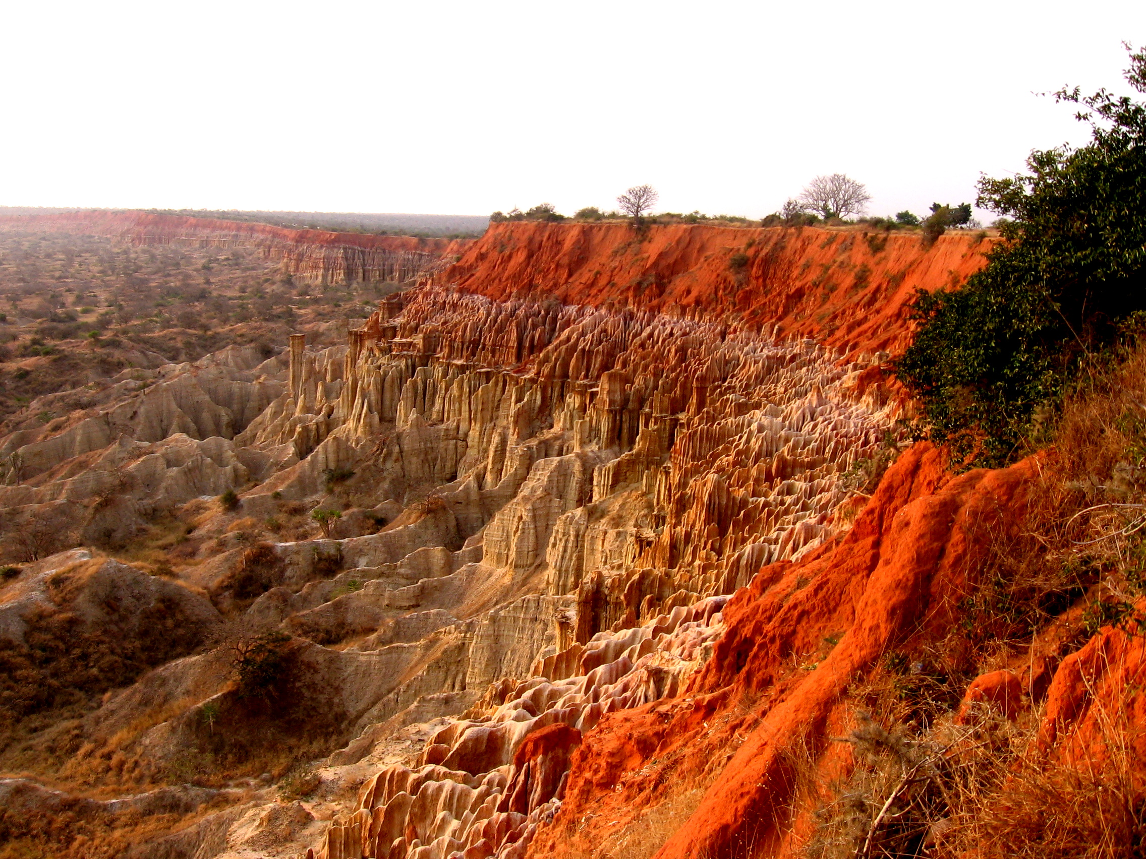 Miradouro da Lua (watchpoint or valley of the moon), situated at the coast 40 km south of Luanda, Angola