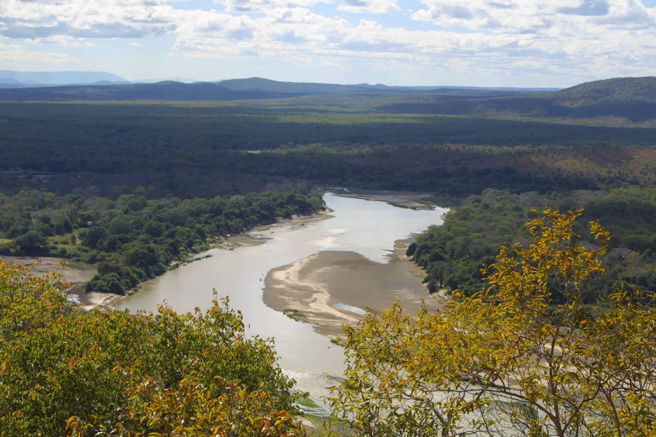 Southern reach, Luanwgwa river, Zambia,