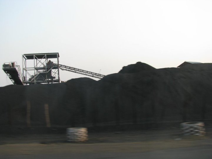 A view of the Moatize Coal Mine.