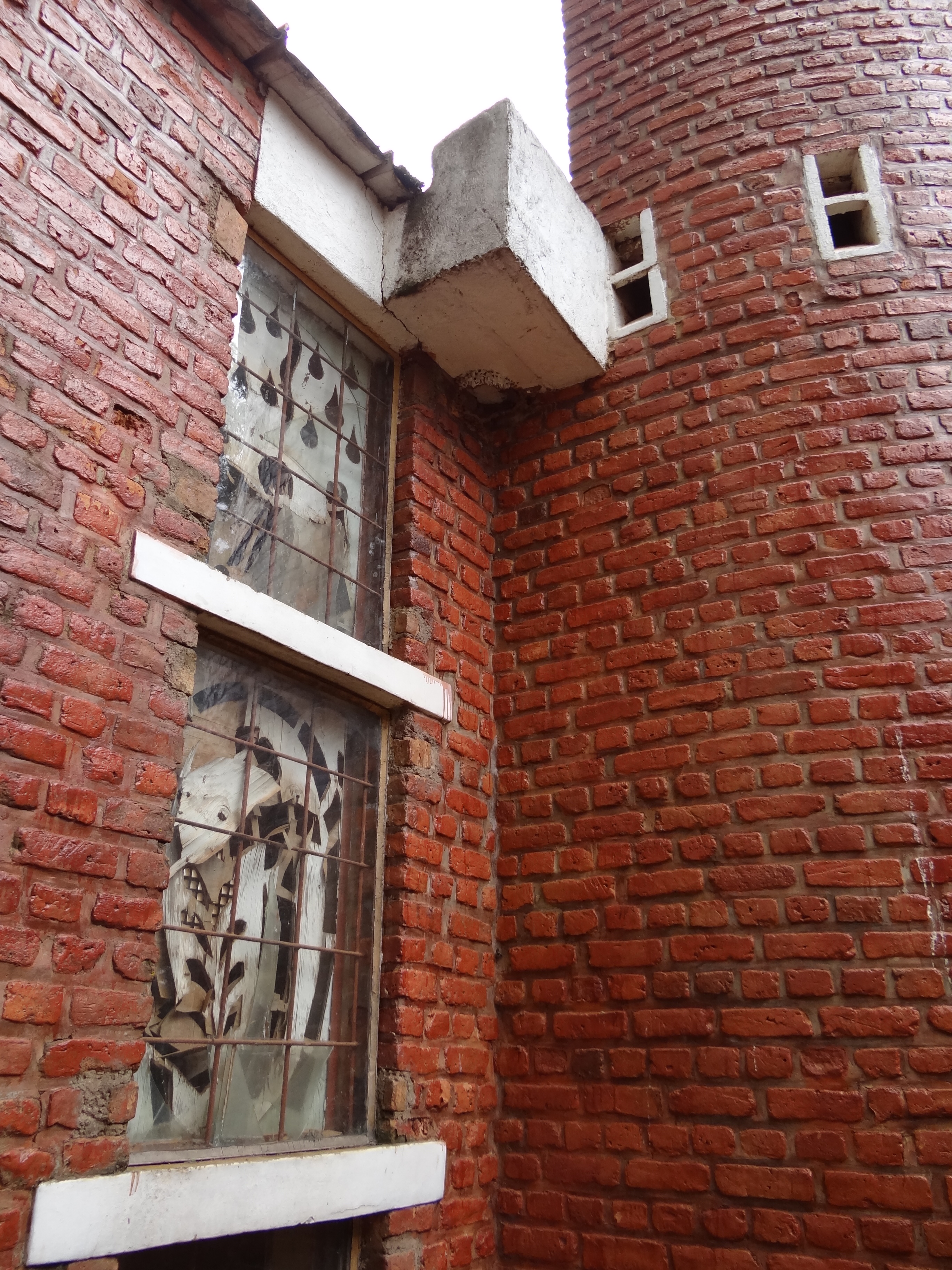 Exterior of Catholic Church Genocide Site - Nyamata - Rwanda