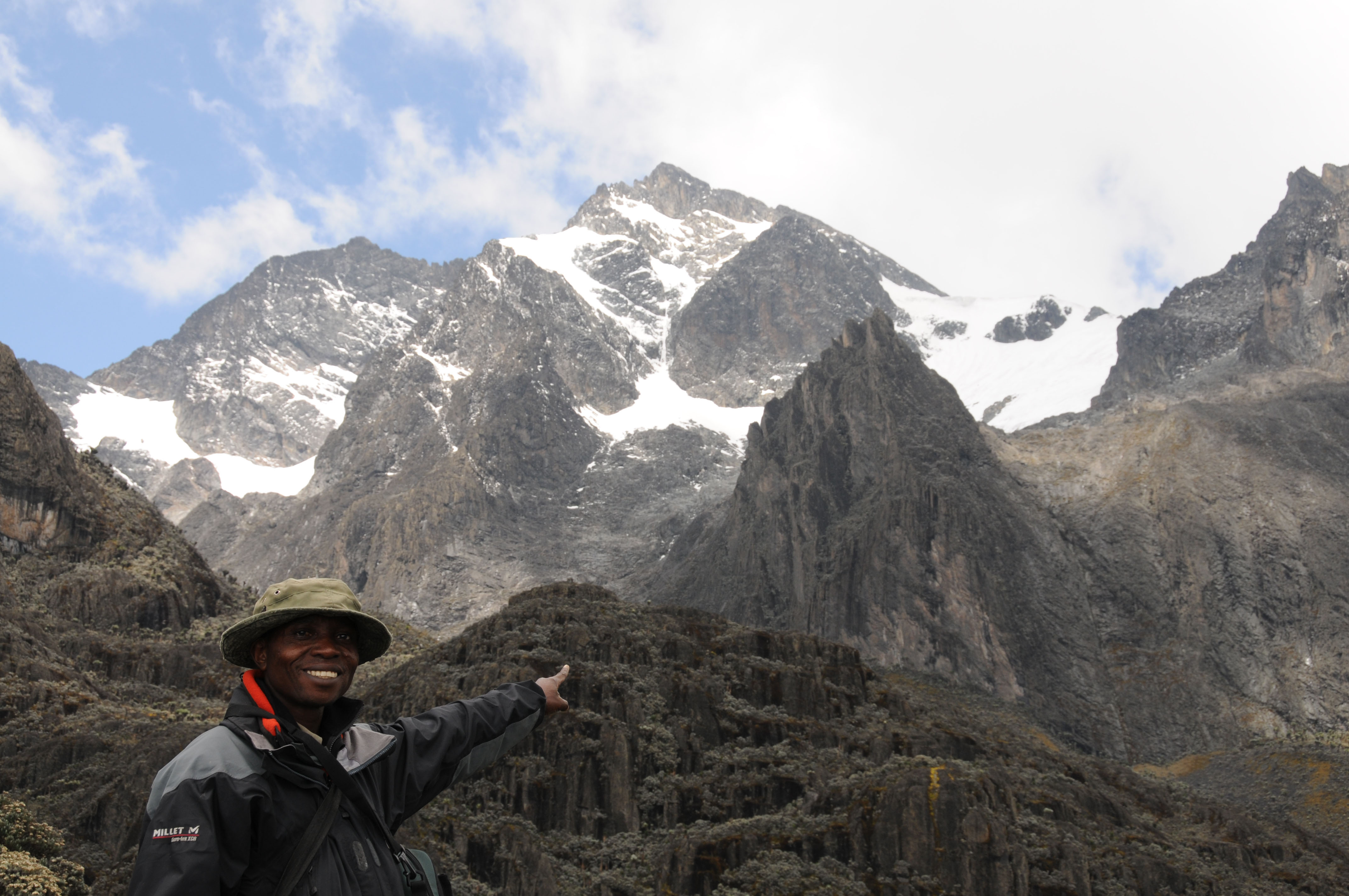 The Rwenzori Mountains — in Virunga National Park, the eastern Democratic Republic of the Congo.