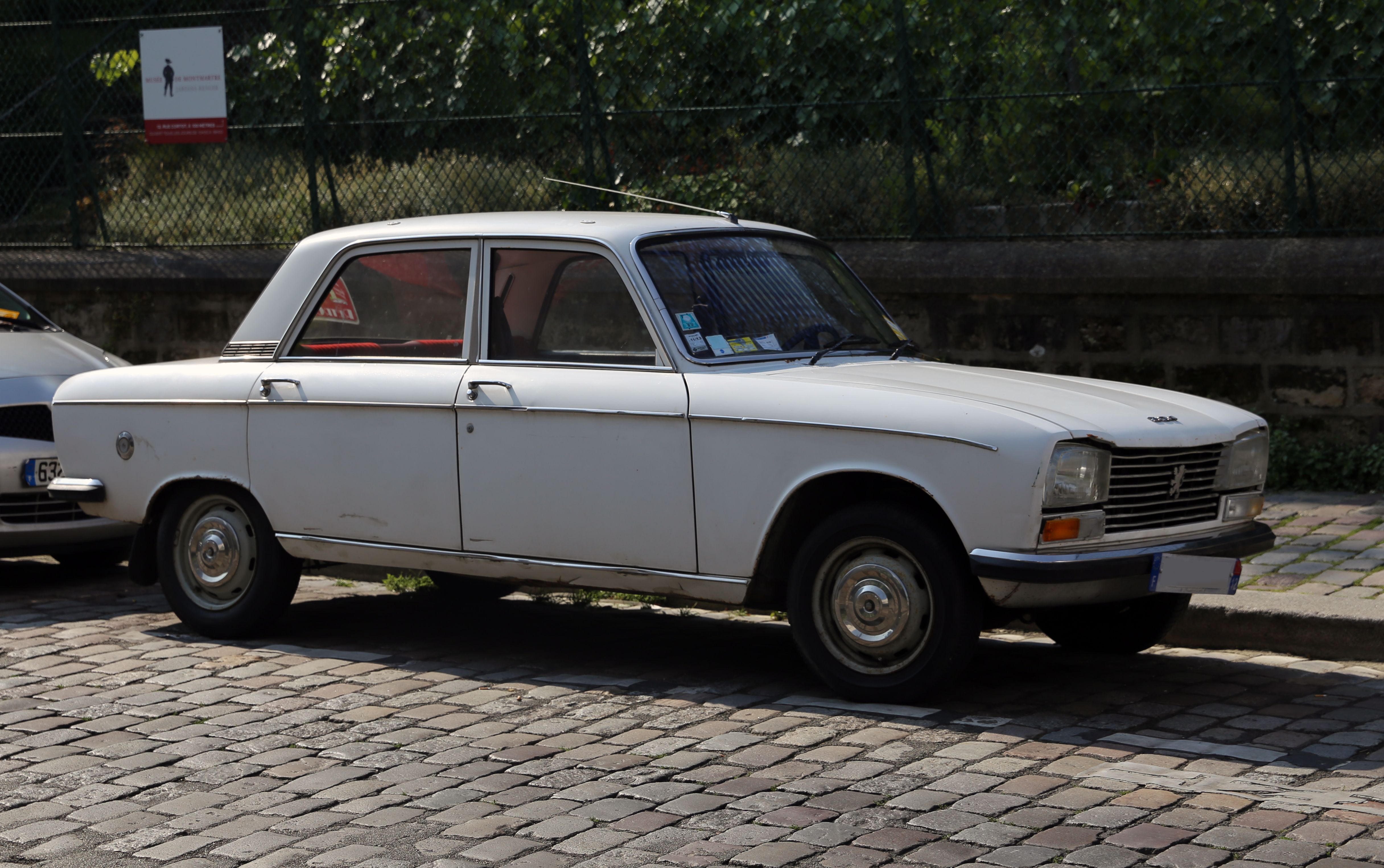 Banged up here and there, but clearly loved. In Montmartre.