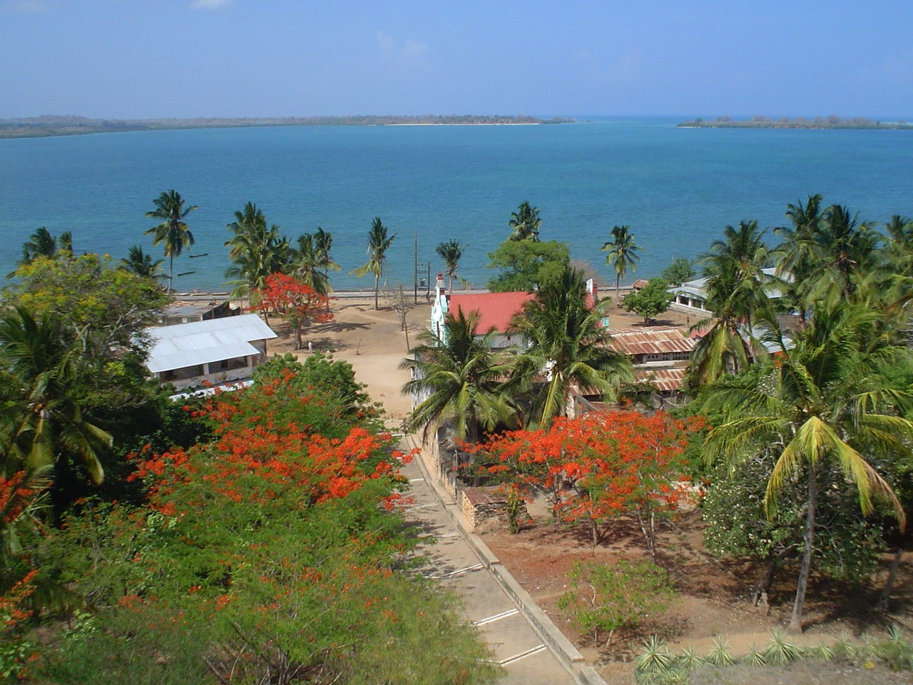 Mikindani Bay as seen from the Old Boma Hotel, Tanzania