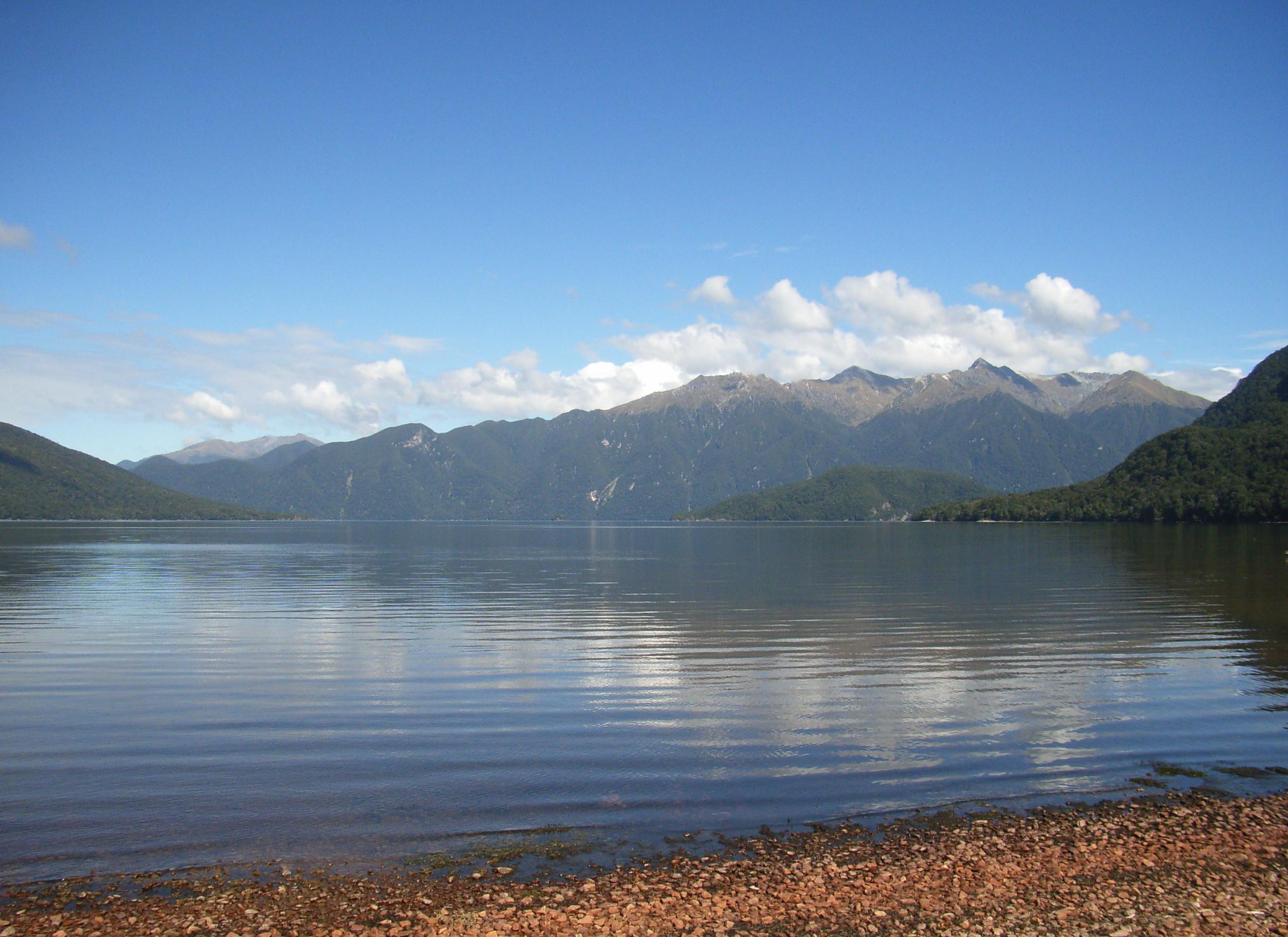Lake Hauroko, Fiordland National Park, New Zealand