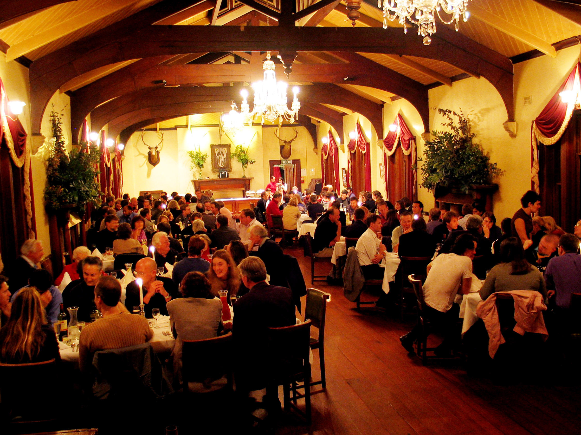 This is the ballroom in Larnach Castle, in Dunedin, New Zealand.