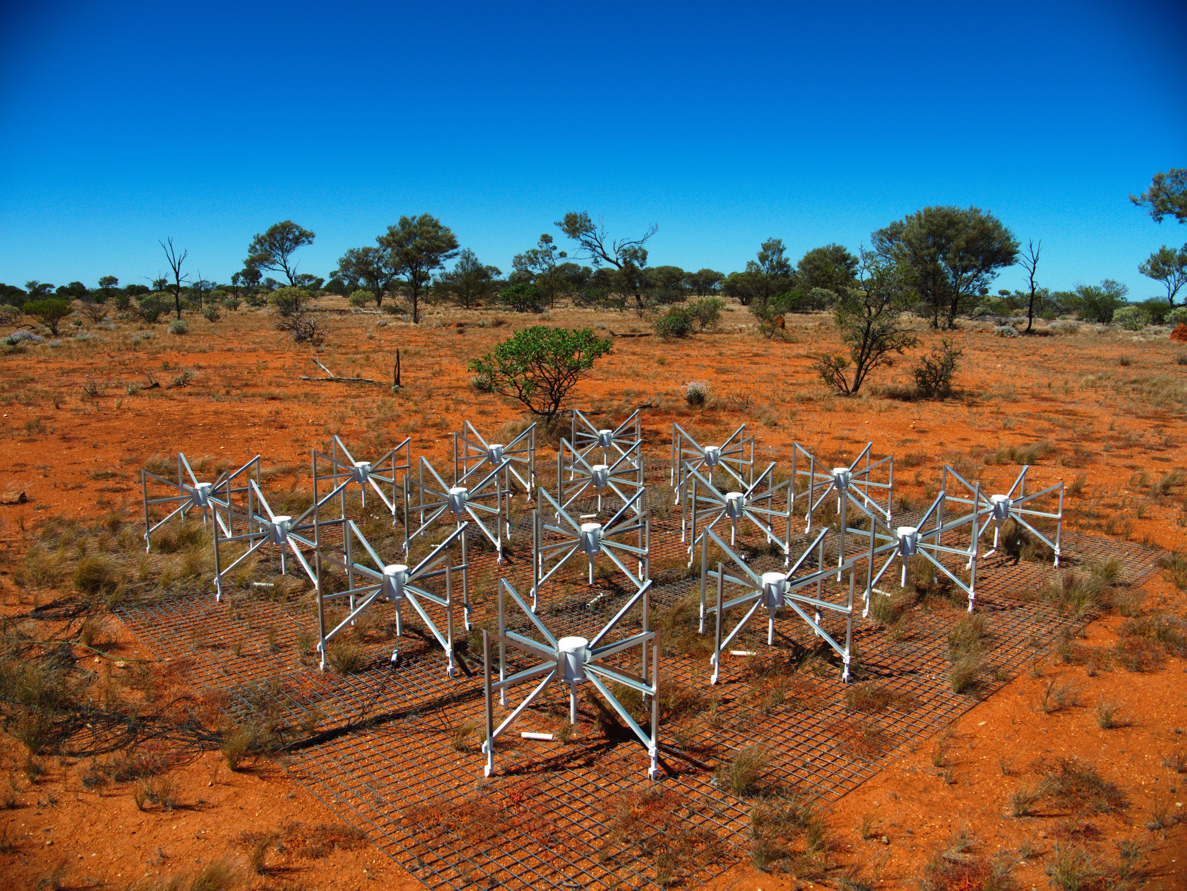 One of the tiles making up the 32T, a prototype instrument for the Murchison Widefield Array.