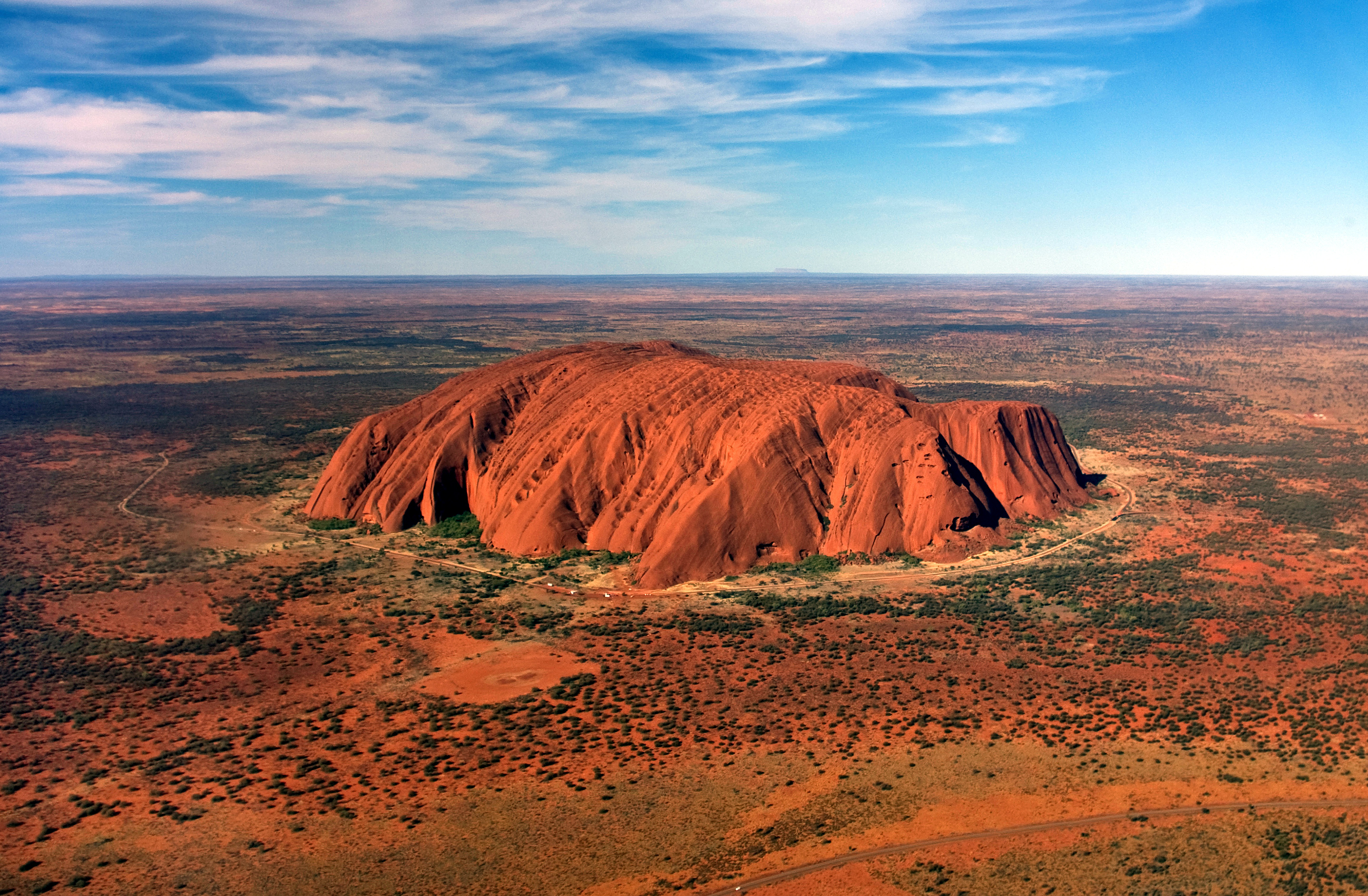 Uluru from Helicopter