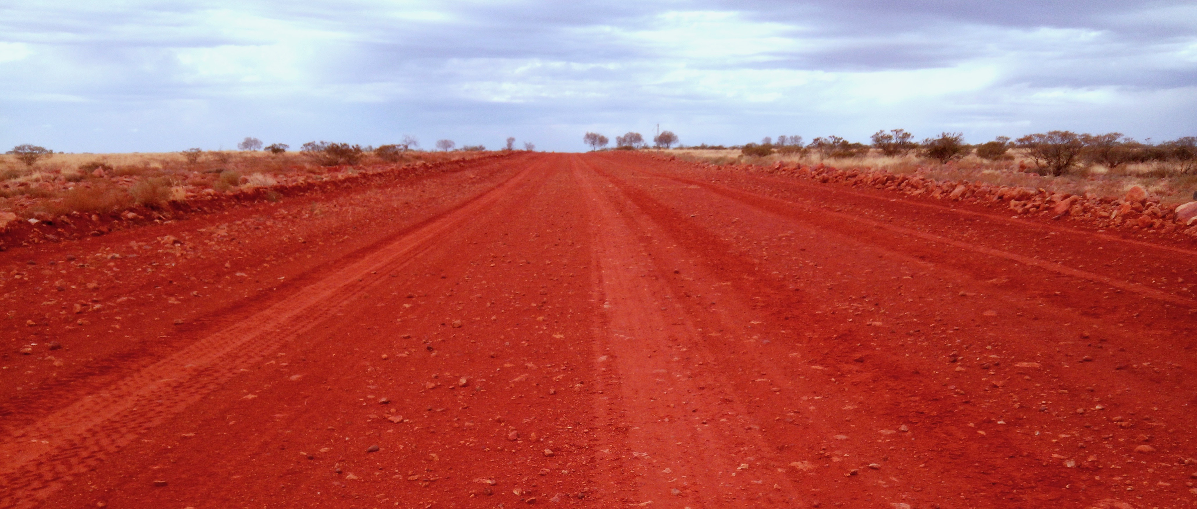 Oodnadatta Track north of Oodnadatta, South Australia, heading north