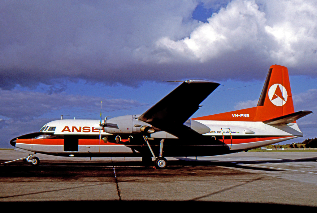 Fokker F.27-200 Friendship of Ansett Airlines at Melbourne Essendon Airport