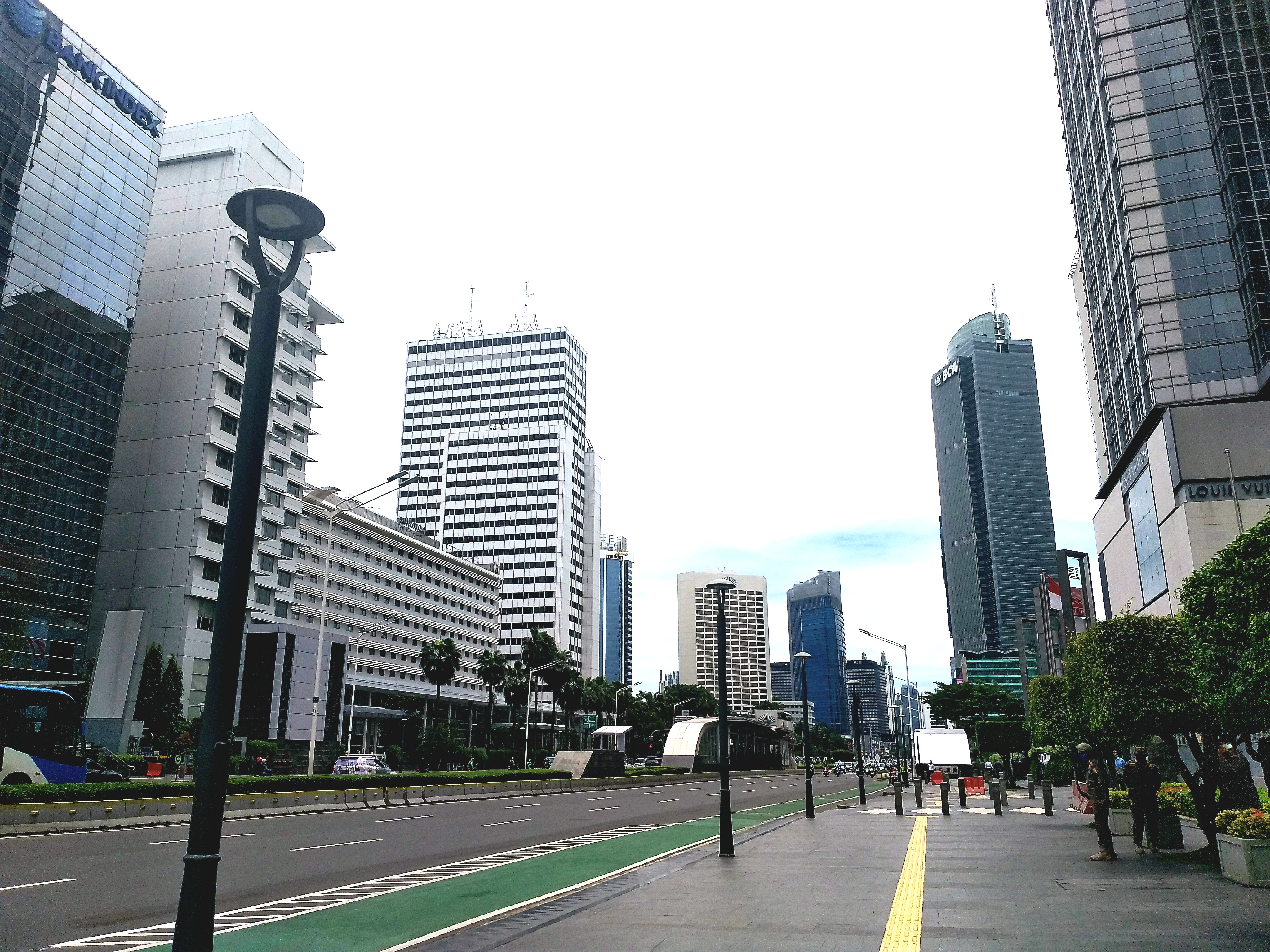 MH Thamrin Street area, Gondangdia, Menteng, Central Jakarta (24 February 2022)