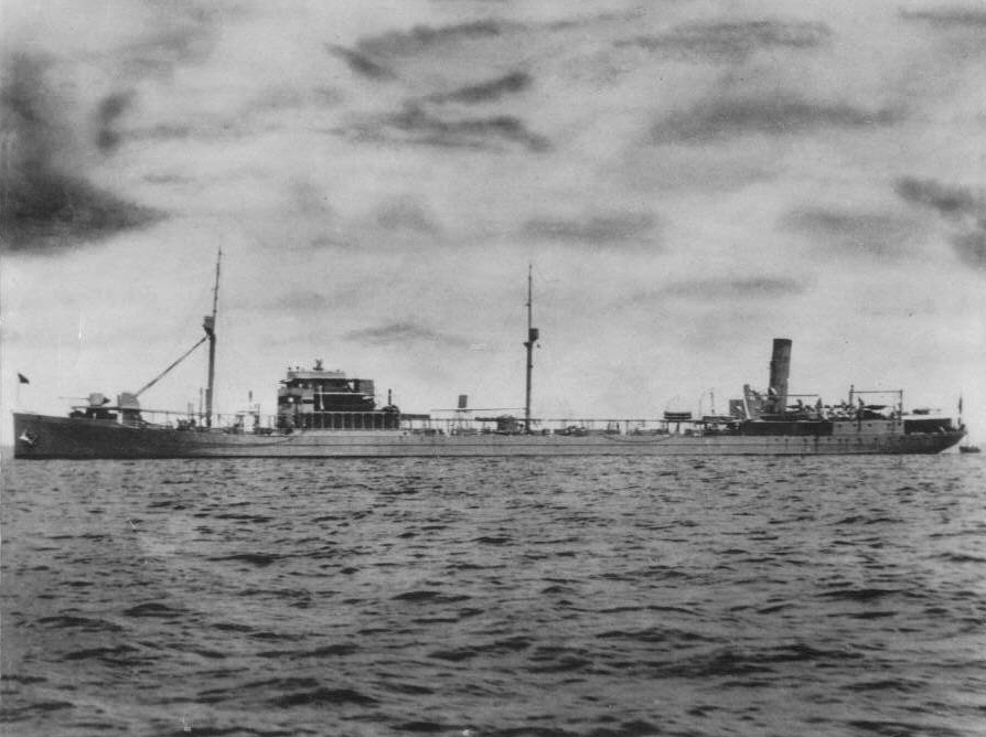 The U.S. Navy fleet oiler USS Trinity (AO-13).