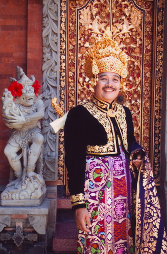 Nyoman Rudana in Royal Balinese Costume