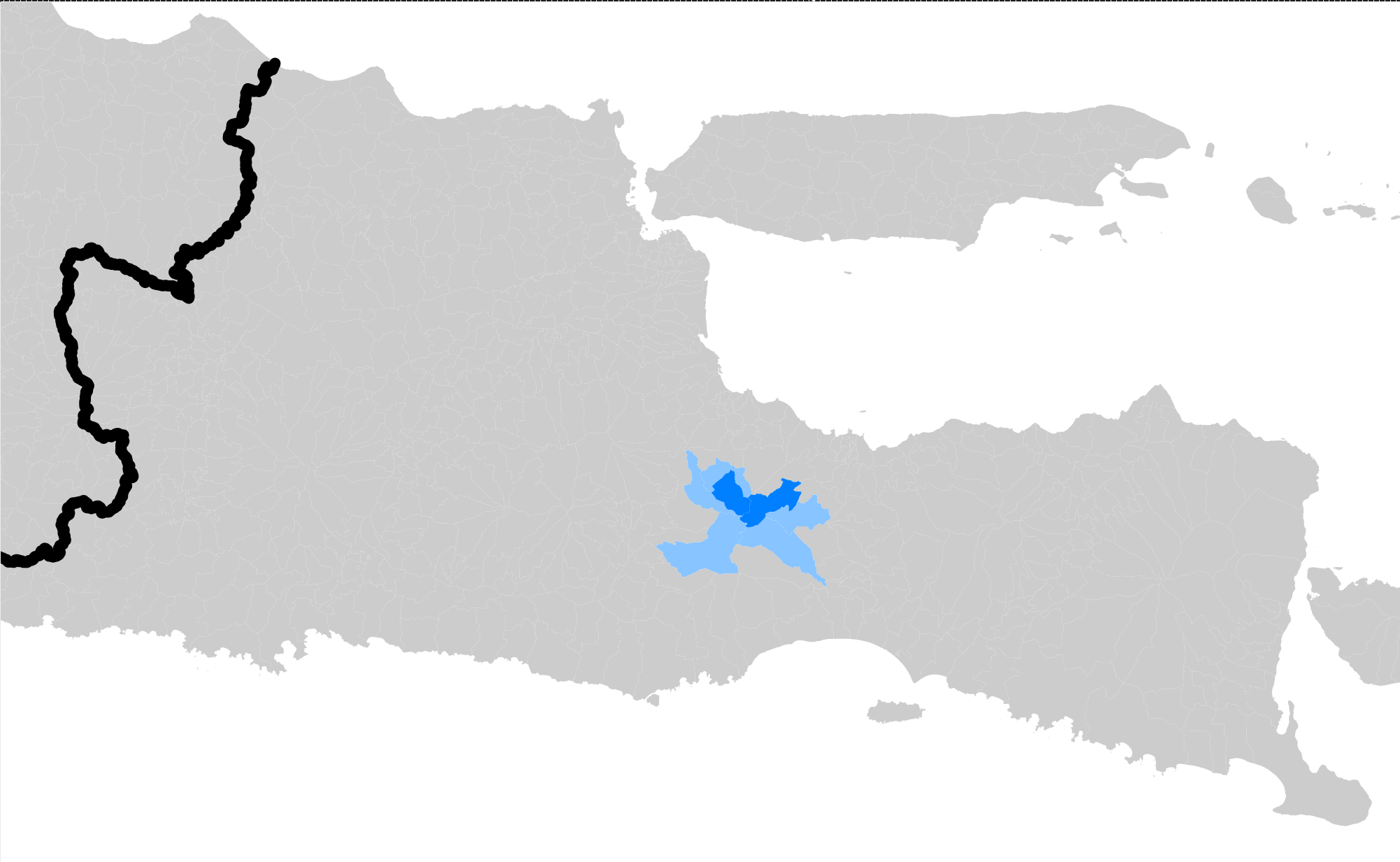 Linguistic Map of Tenggerese language