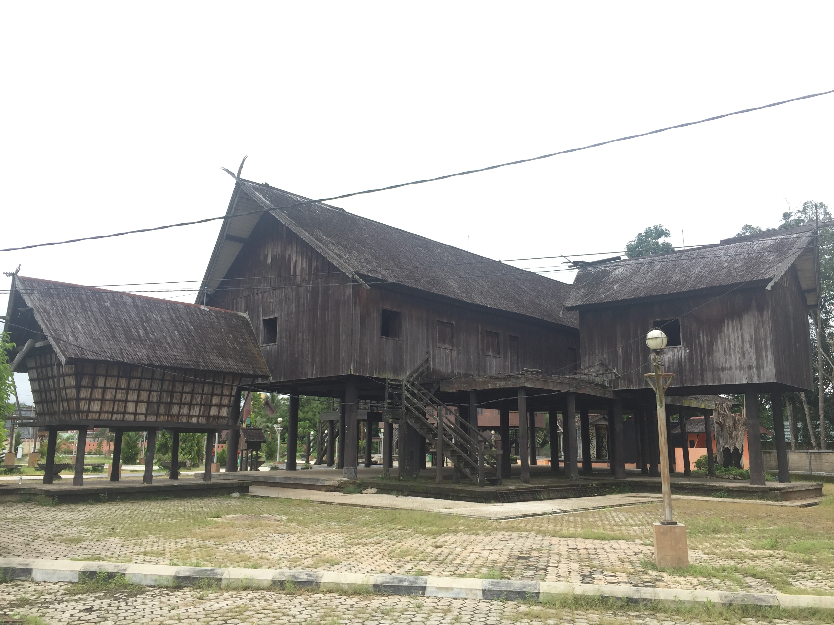 Rumah Betang in Lewu Hante Museum, Tamiang Layang, Kalimantan Tengah