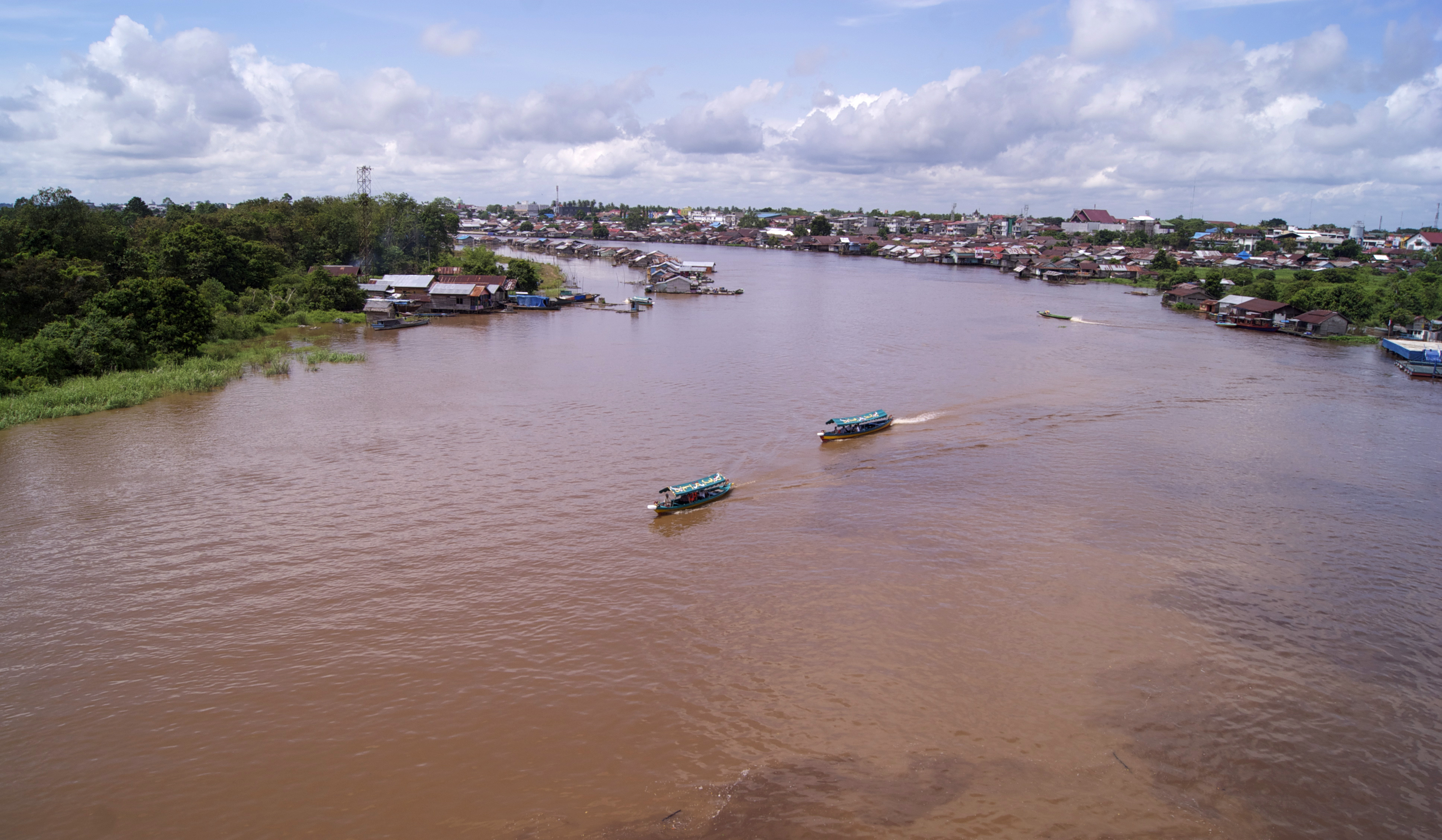 Kahayan River, Palangkaraya, Central Kalimantan, Indonesia