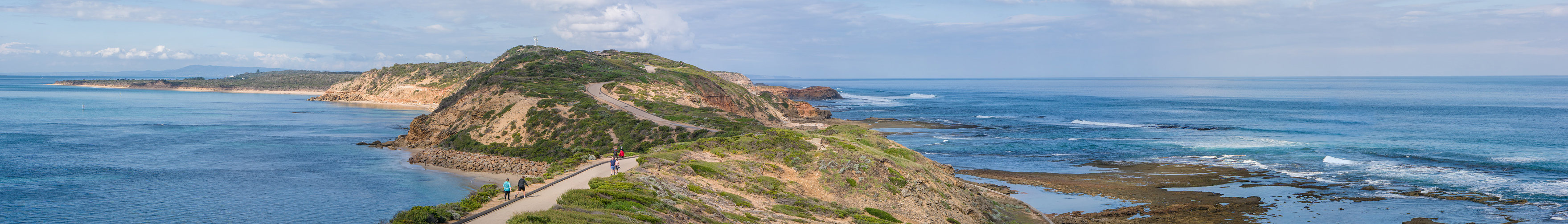 Point Nepean, looking towards Portsea. [Australian heritage site: Point Nepean Defence Sites and Quarantine Station Area]