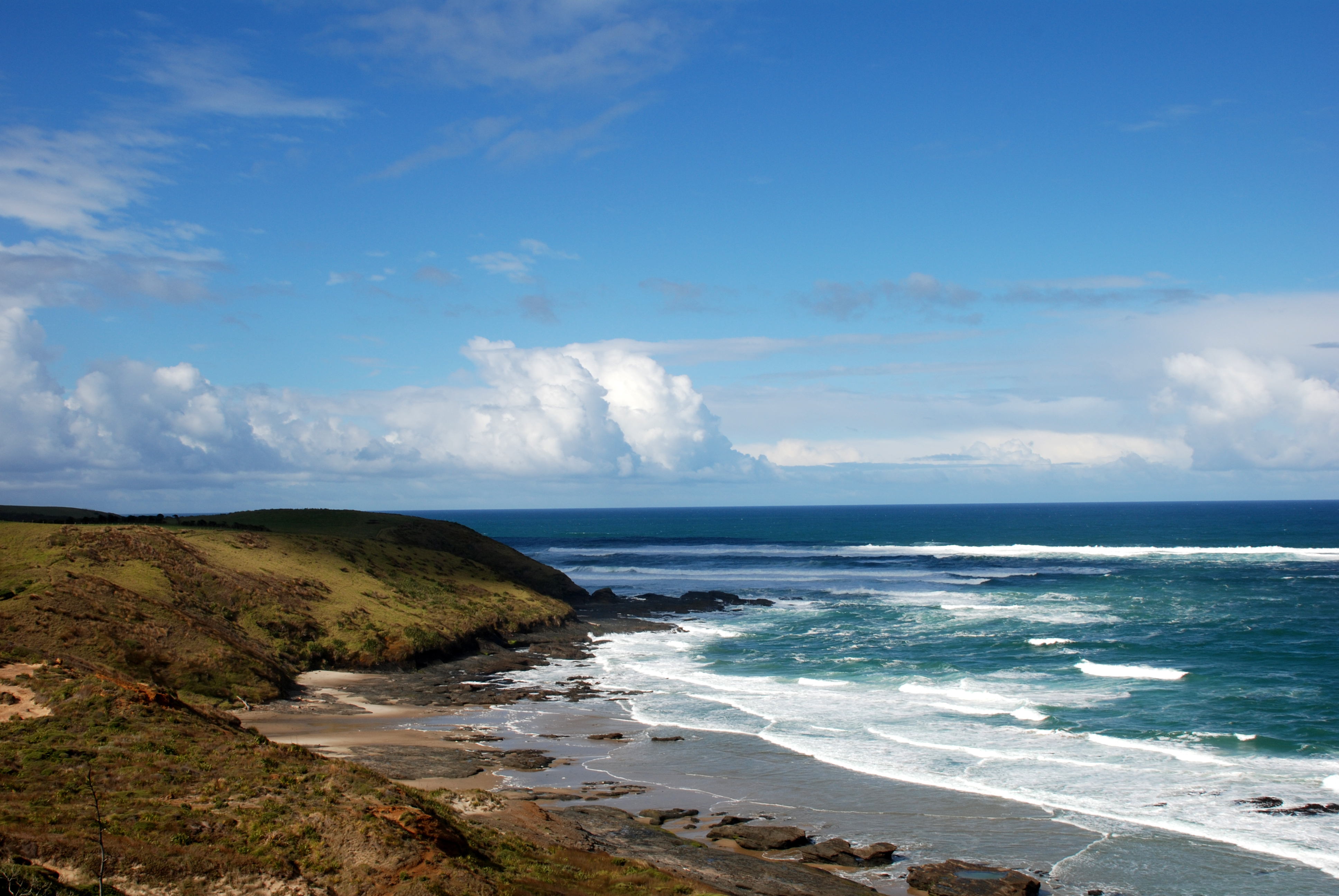 Tasman Sea from Hokianga South Head.
