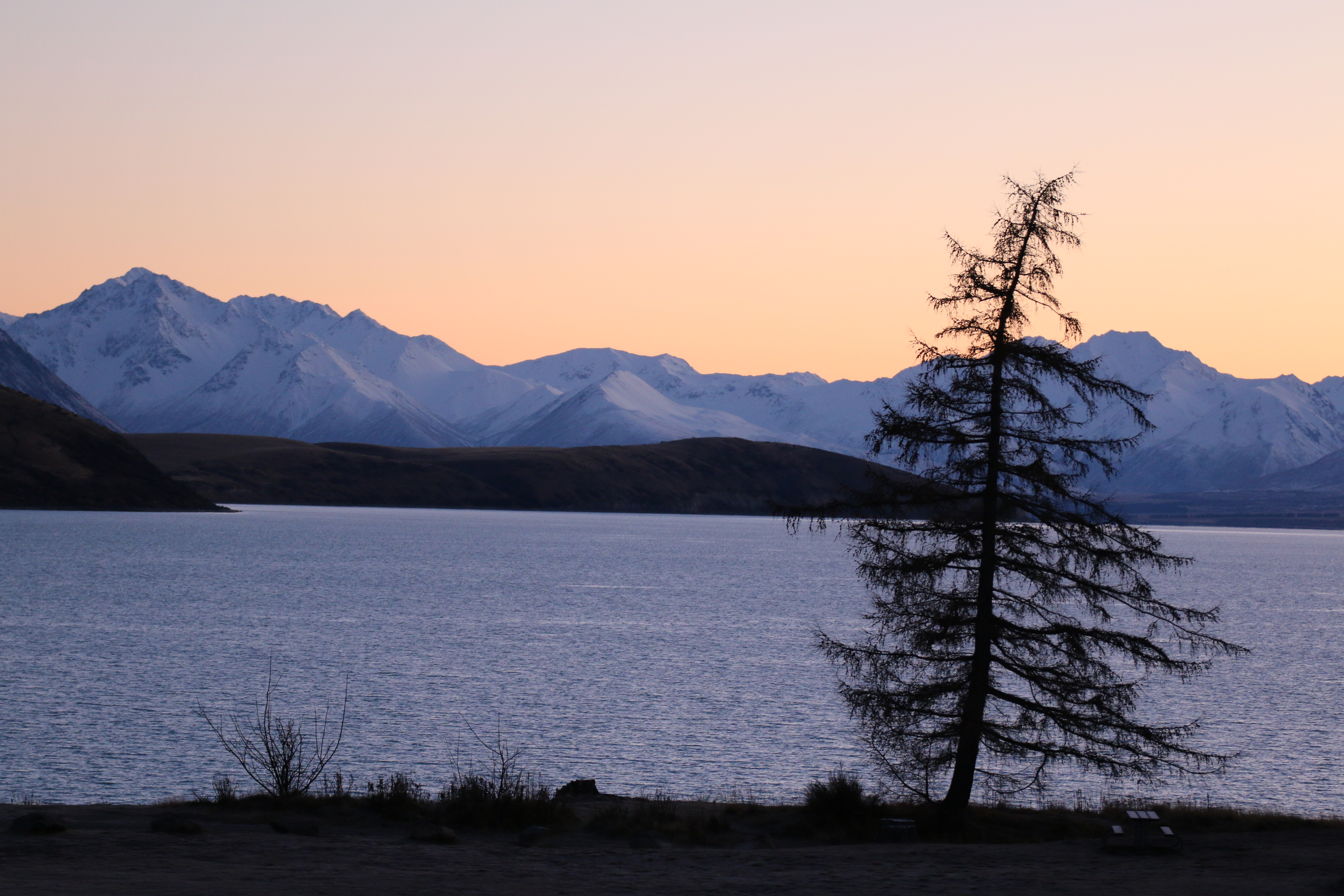Lake Tekapo in the twilight
