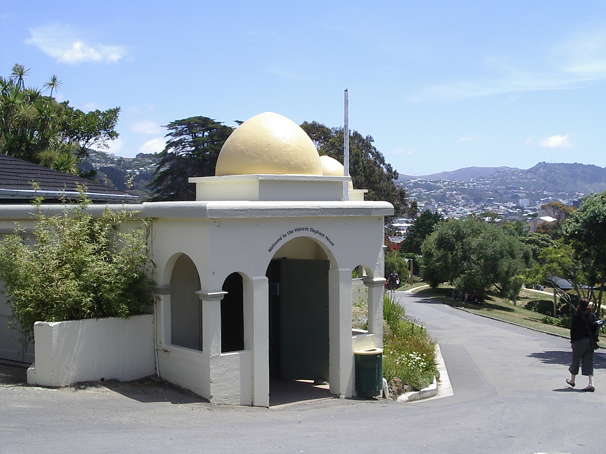 The Historic Elephant House at Wellington Zoo, Wellington, New Zealand.