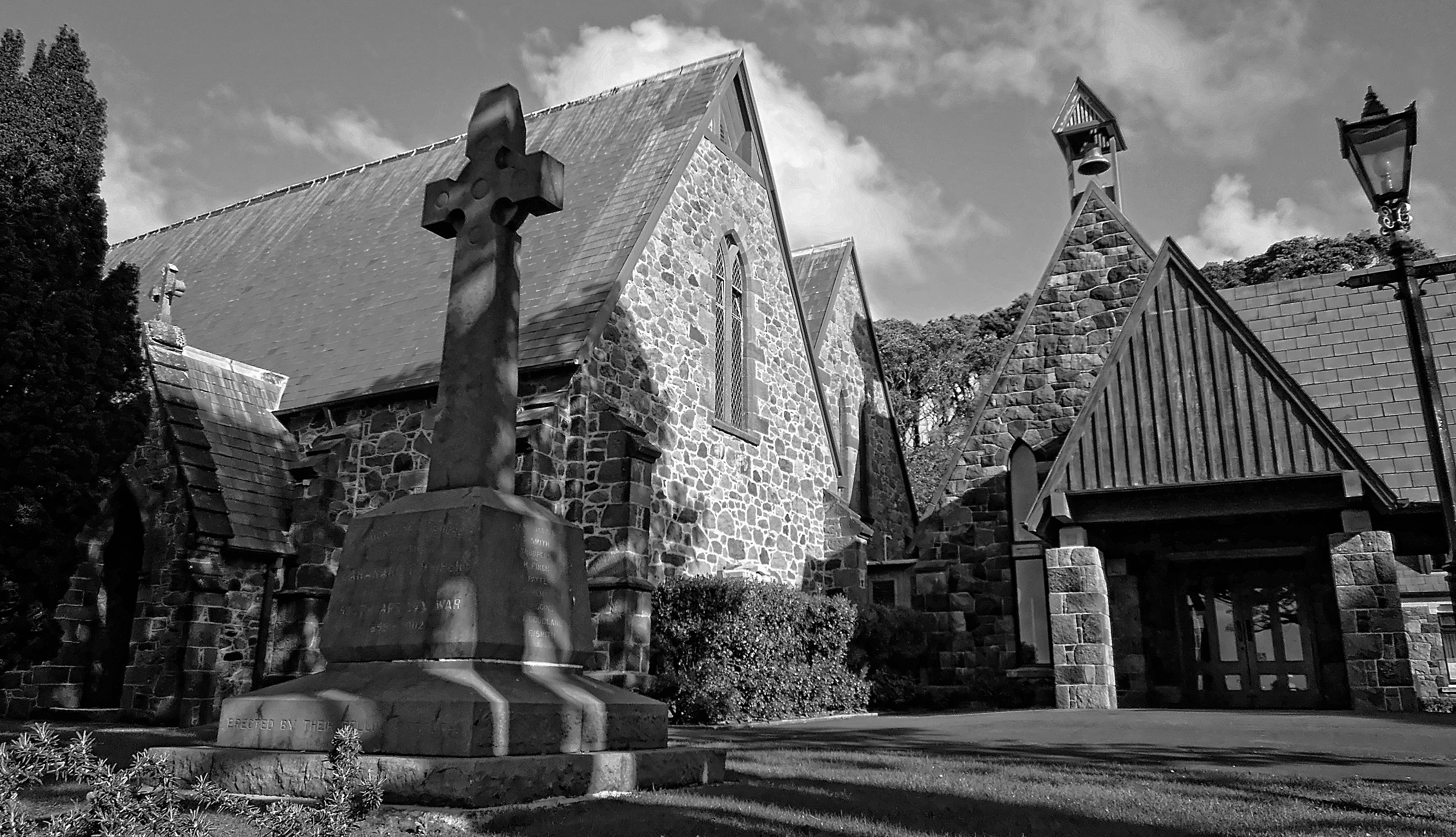 First built in 1845-46, many additions have resulted in the present impressive and complex building.