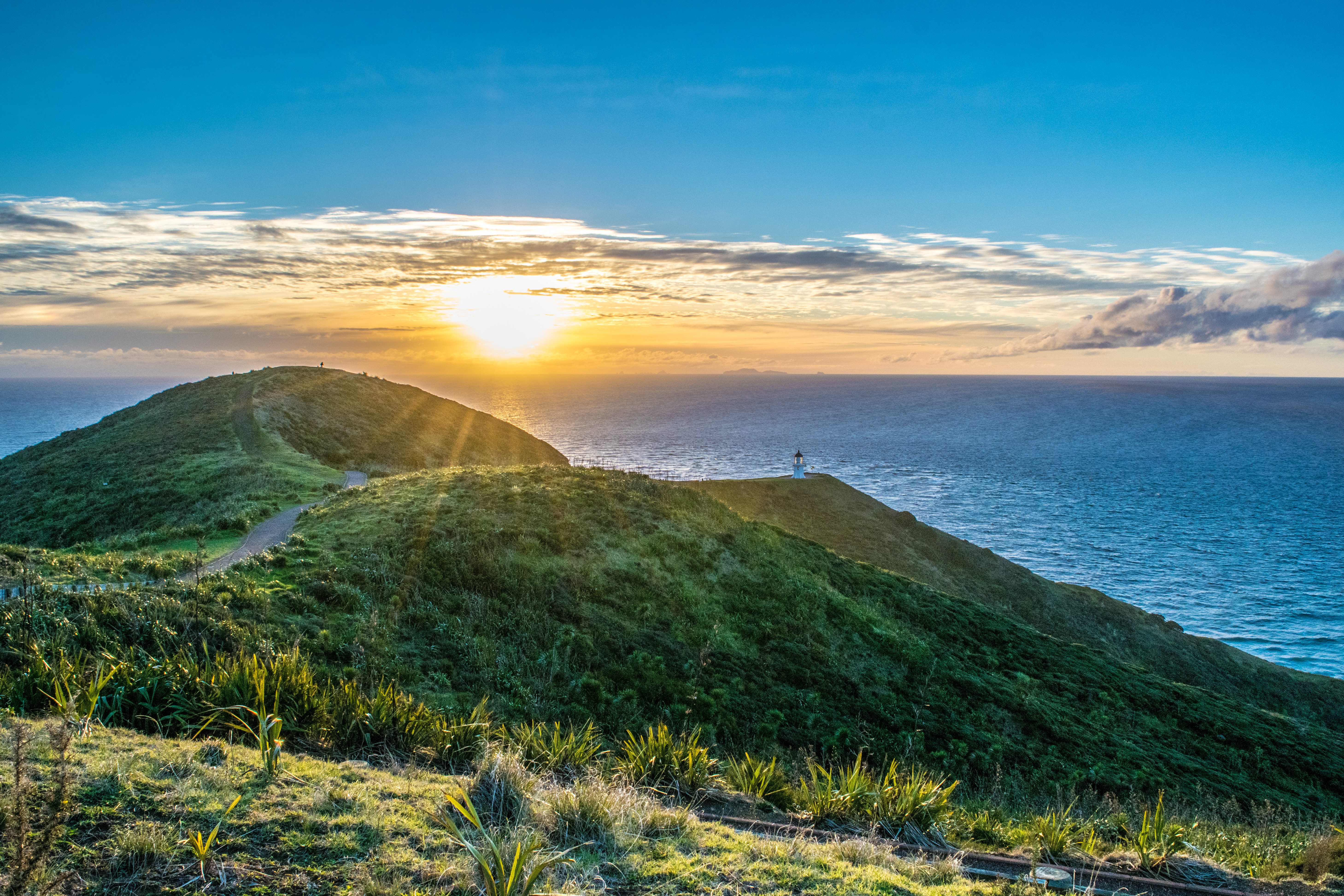 Cape Reinga Lighthouse at Sunset