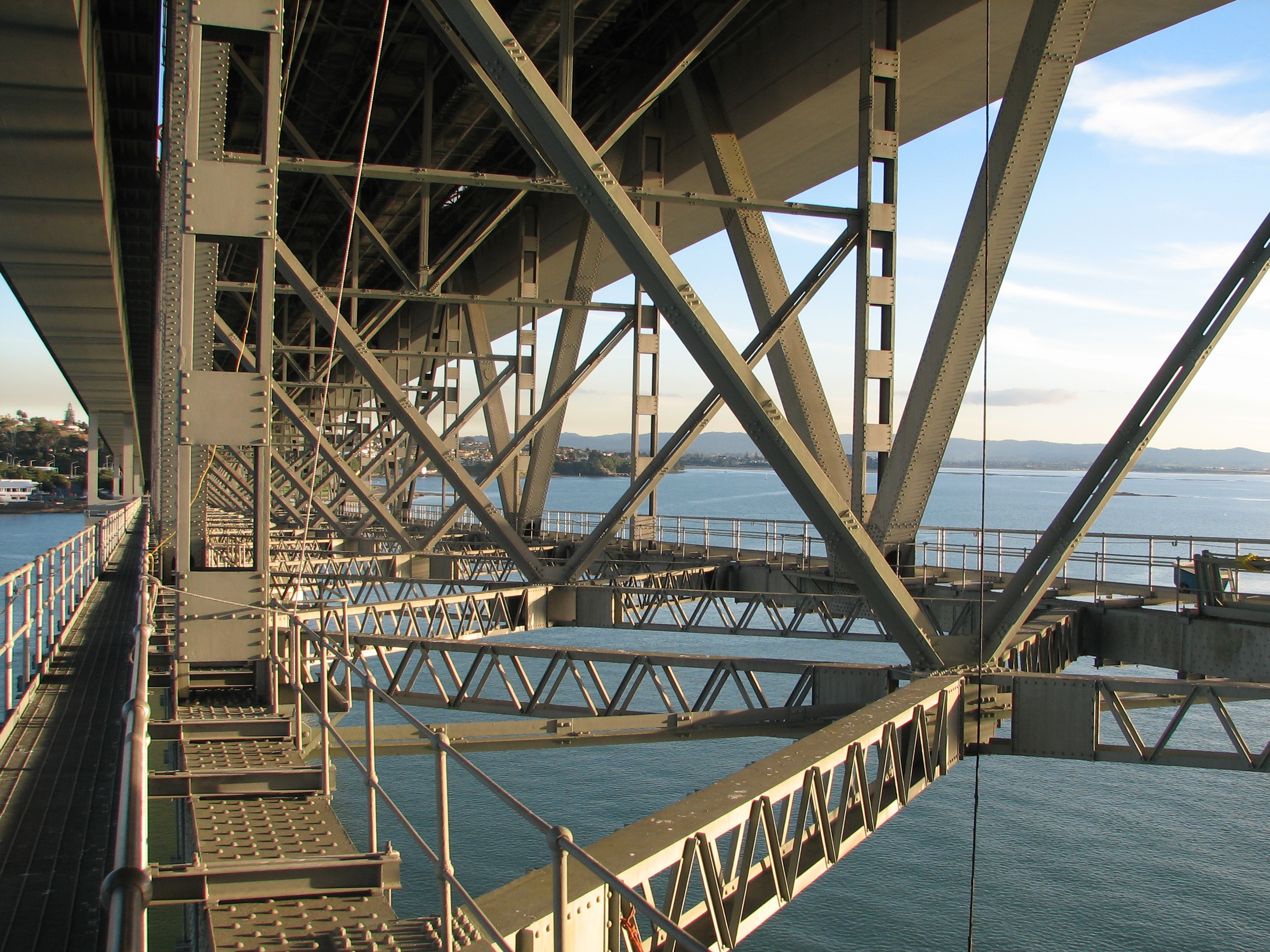 Taken by Hossen27 on the catwalk of Auckland Harbour Bridge, New Zealand.