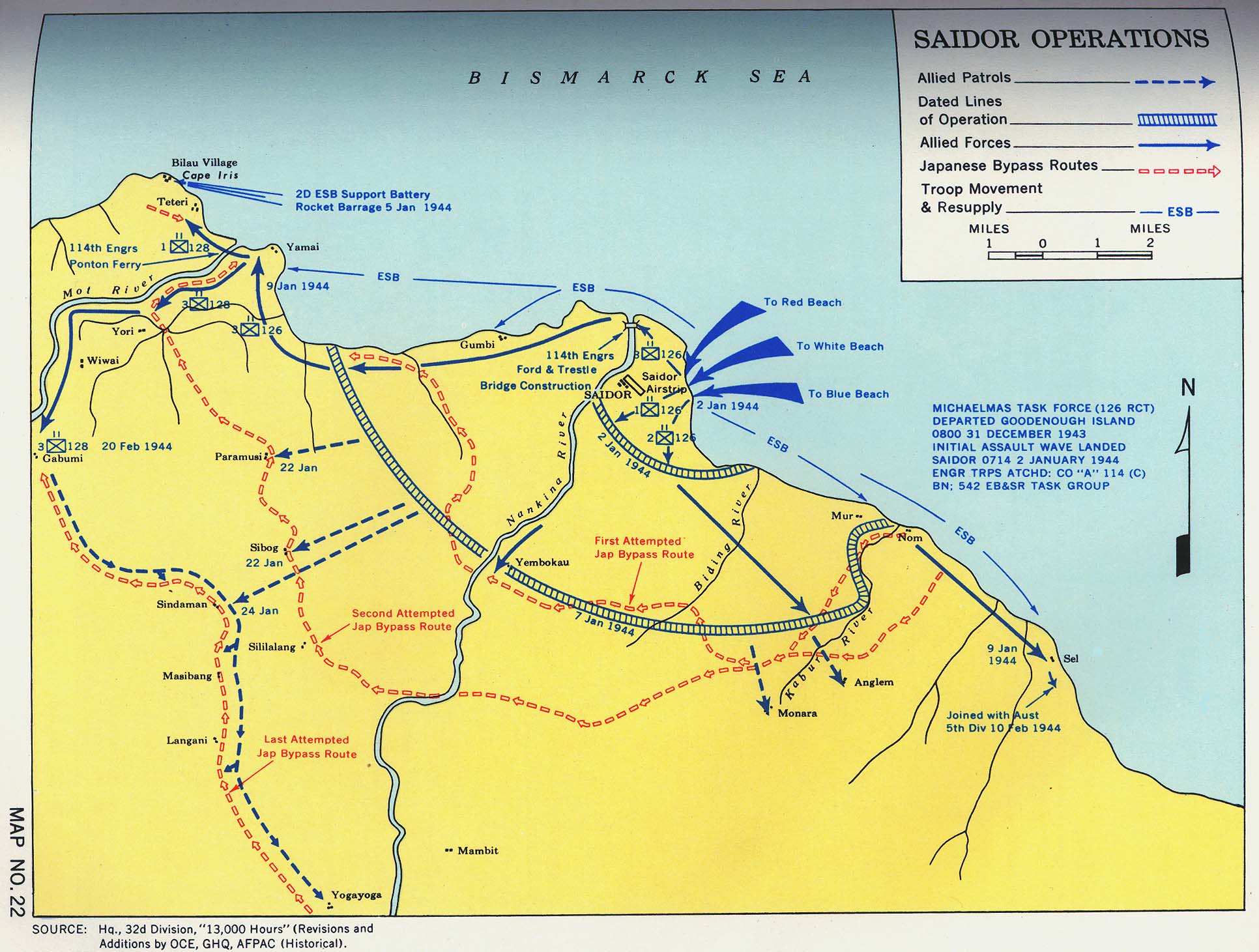 Saidor Operation, January 1944