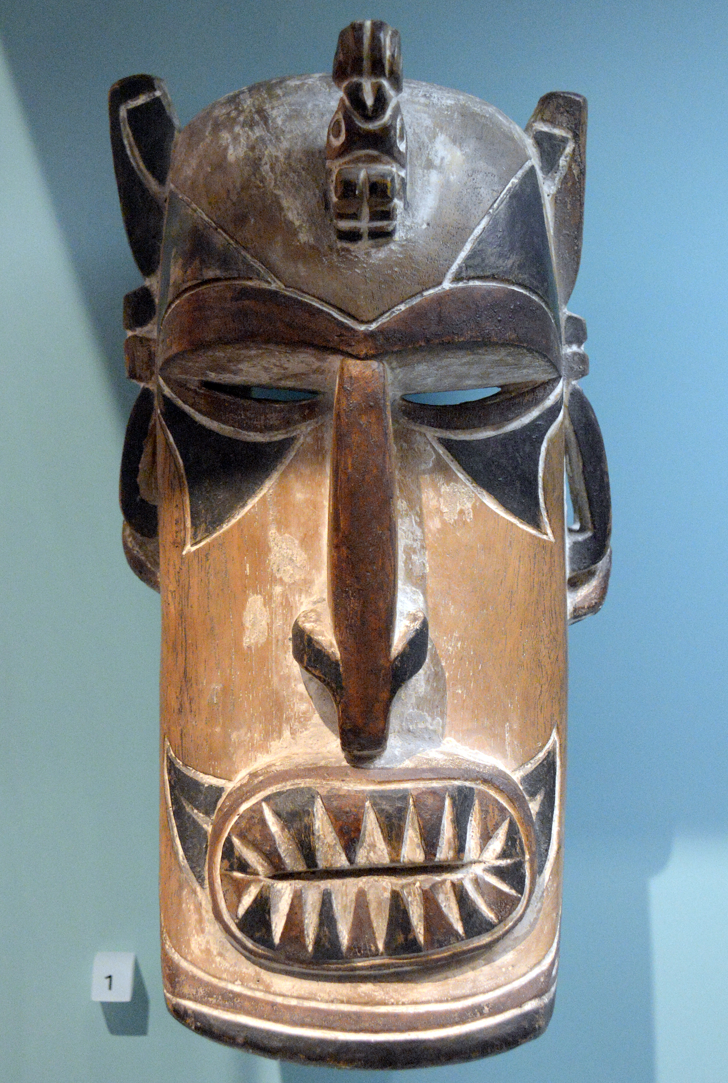 Tami Island mask, from Papua New Guinea, late 19th to early 20th century CE. National Museum of Scotland, Edinburgh, Scotland, UK. Tami Islanders are famous for their carving skills. Traditionally, their wooden carvings were traded and exchanged, over great distances. Today, they continue to be made for the tourist trade.