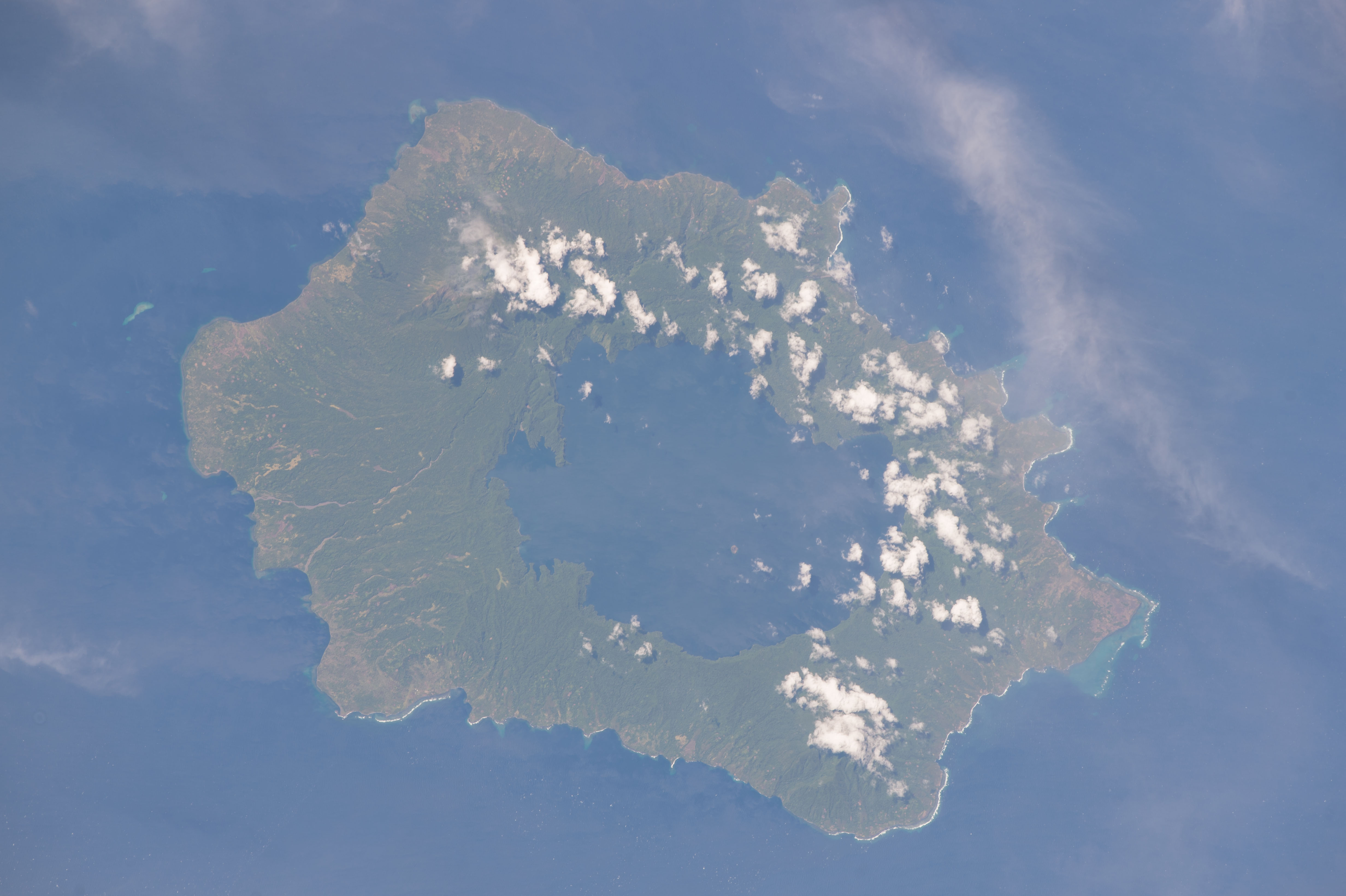 View of Papua New Guinea taken during ISS Expedition 49.