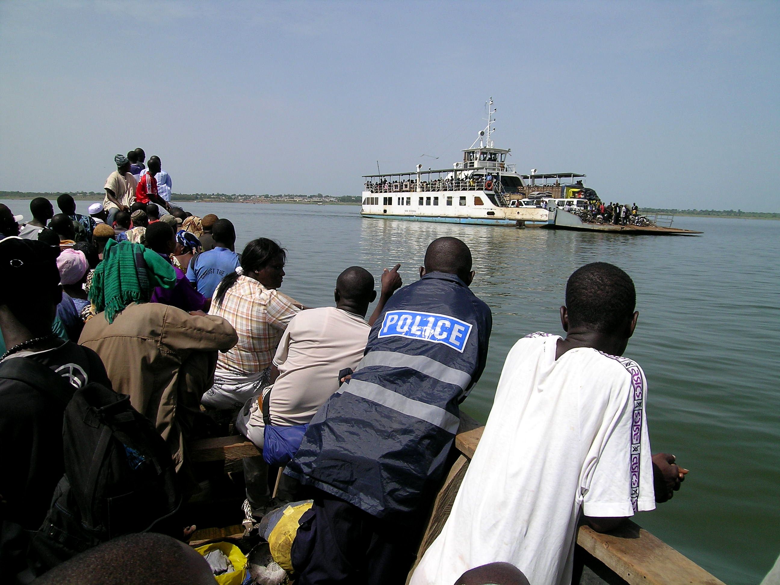 Ferry, Lake Volta, Ghana